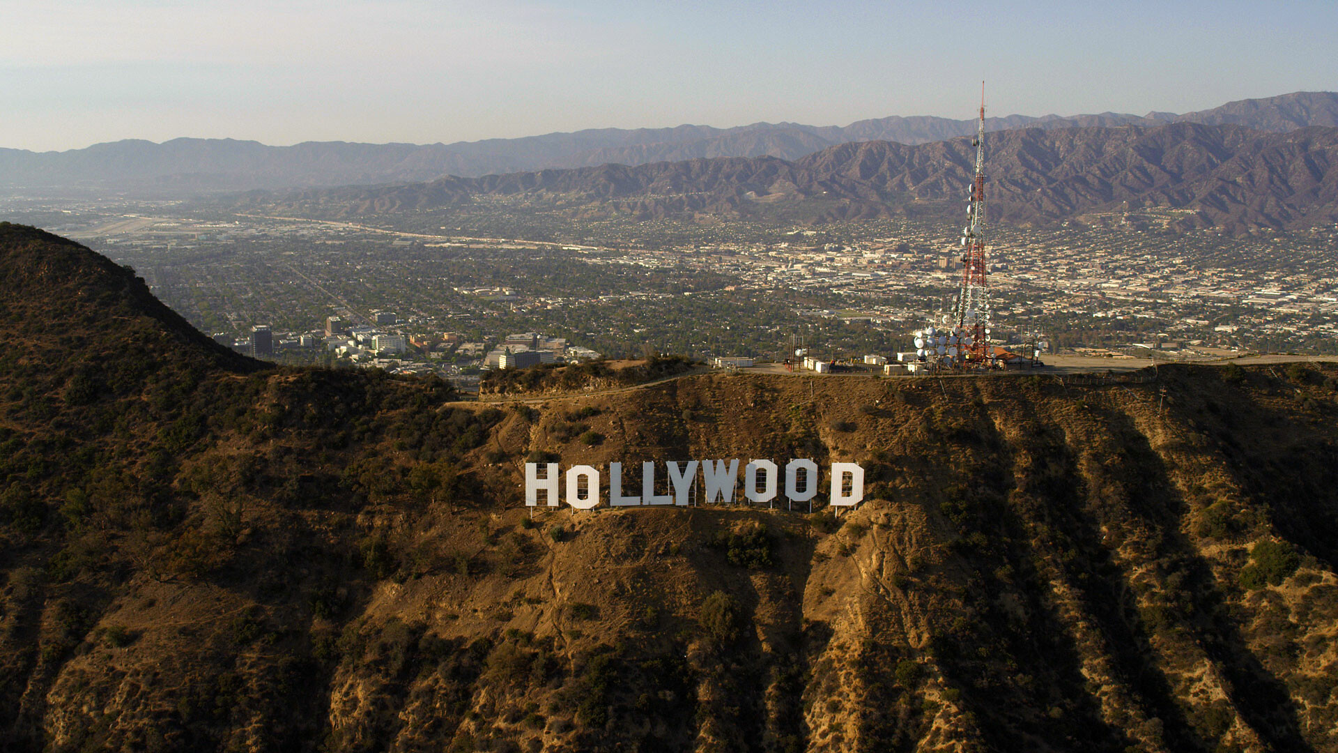 Hollywood Sign, West coast journey, Busch Media Group, USA adventure, 1920x1080 Full HD Desktop