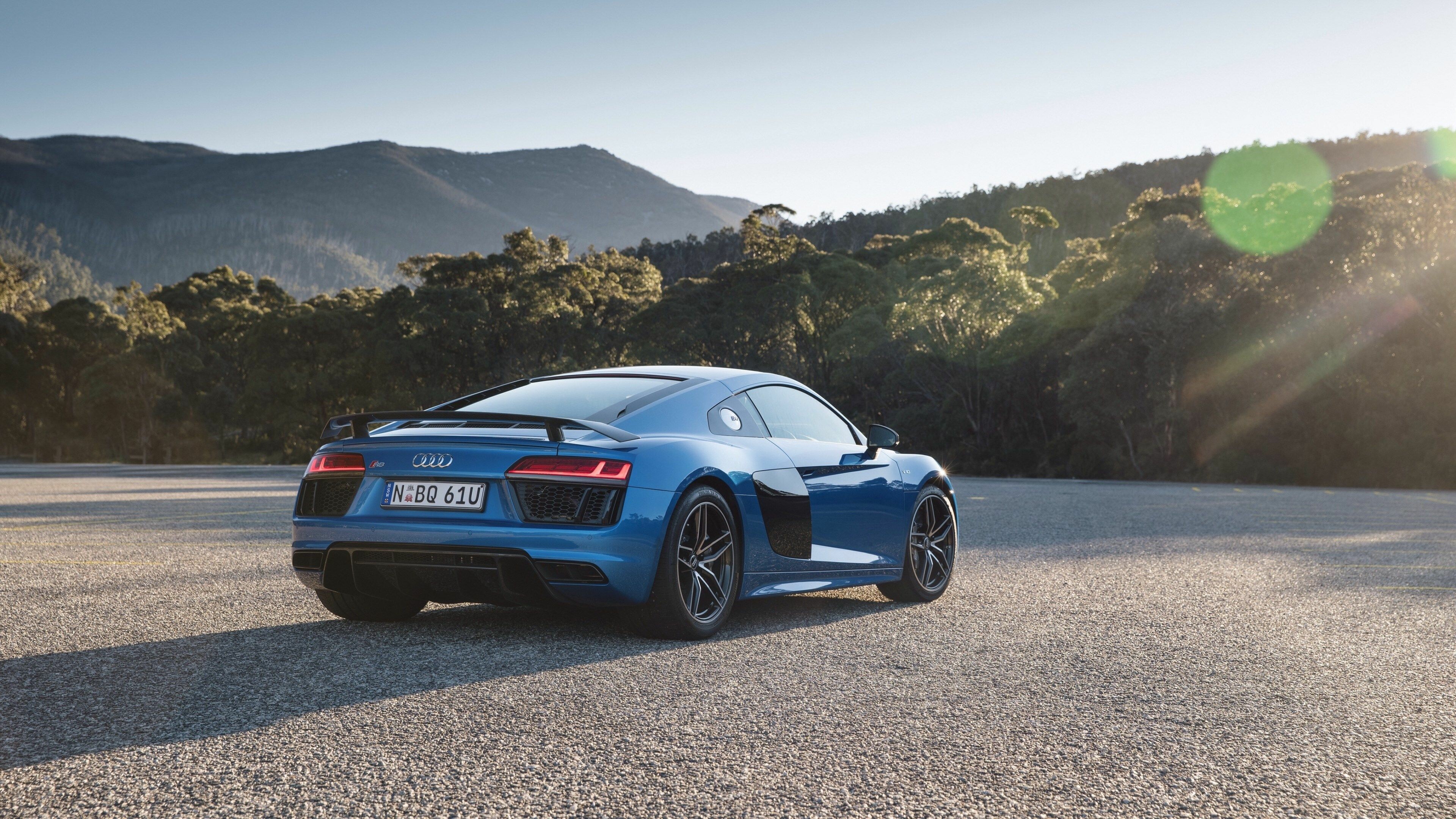 Audi R8 in 4K, Luxury sports sedan, Power and precision, Unmatched elegance, 3840x2160 4K Desktop