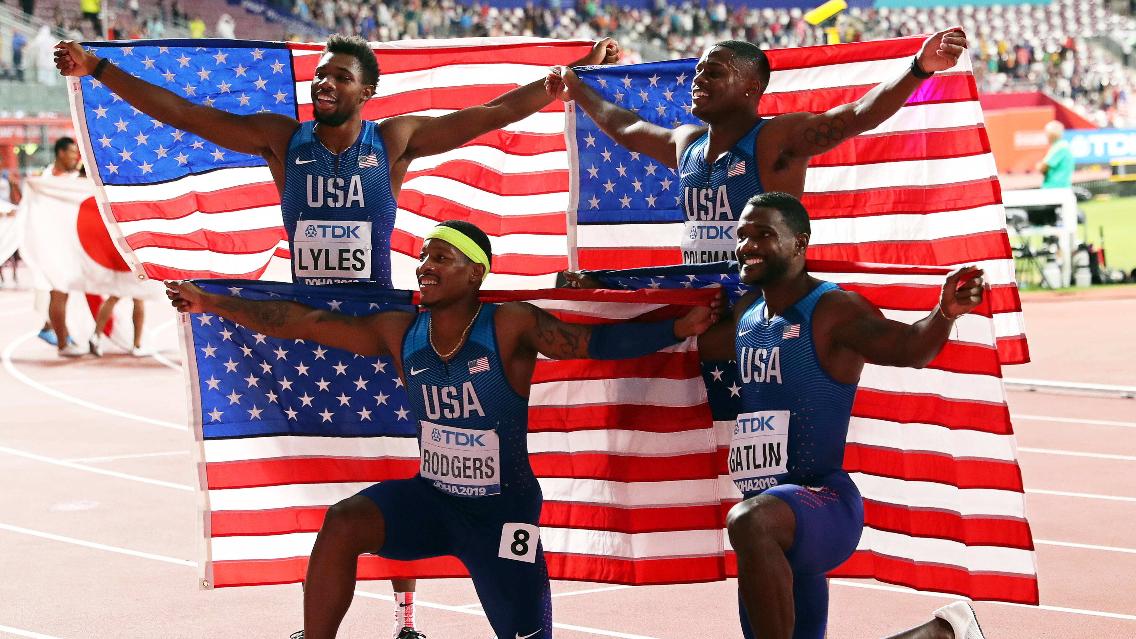 Doha 2019, Justin Gatlin Wallpaper, 3840x2160 4K Desktop
