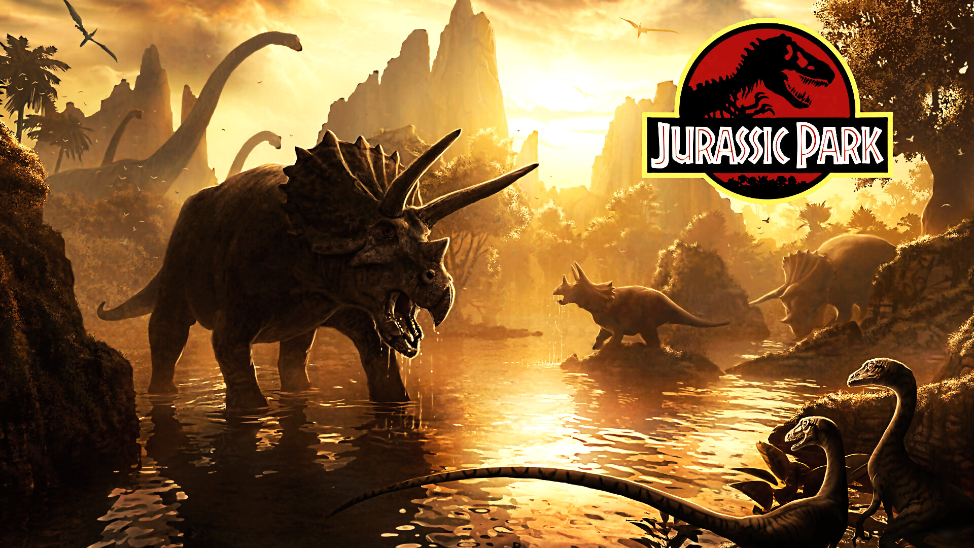 Jurassic Park, Art wallpapers, Backgrounds, 1920x1080 Full HD Desktop