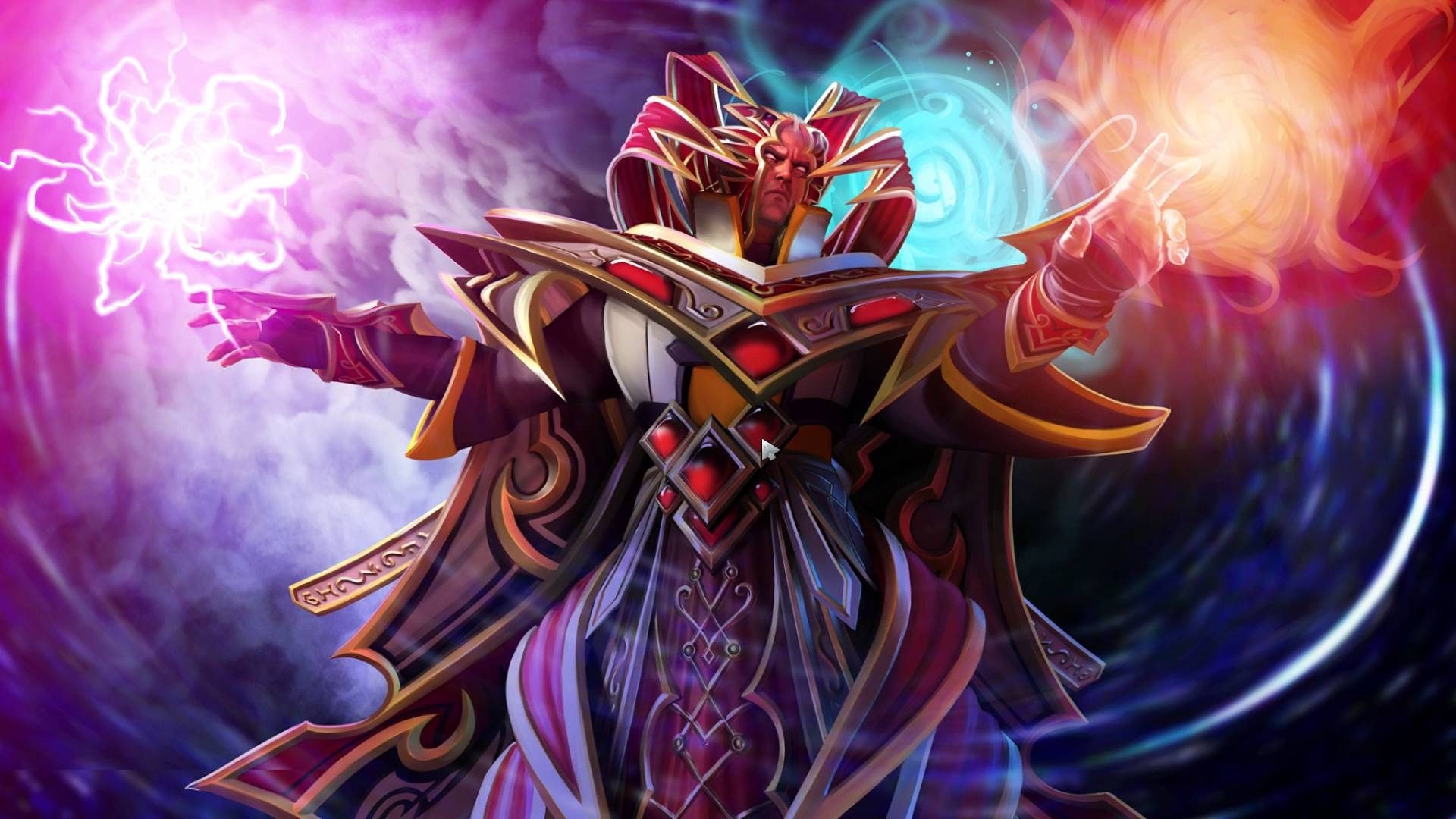 Invoker magic fighter, Digital art gallery, High-definition wallpaper, Dota 2 visuals, 1920x1080 Full HD Desktop