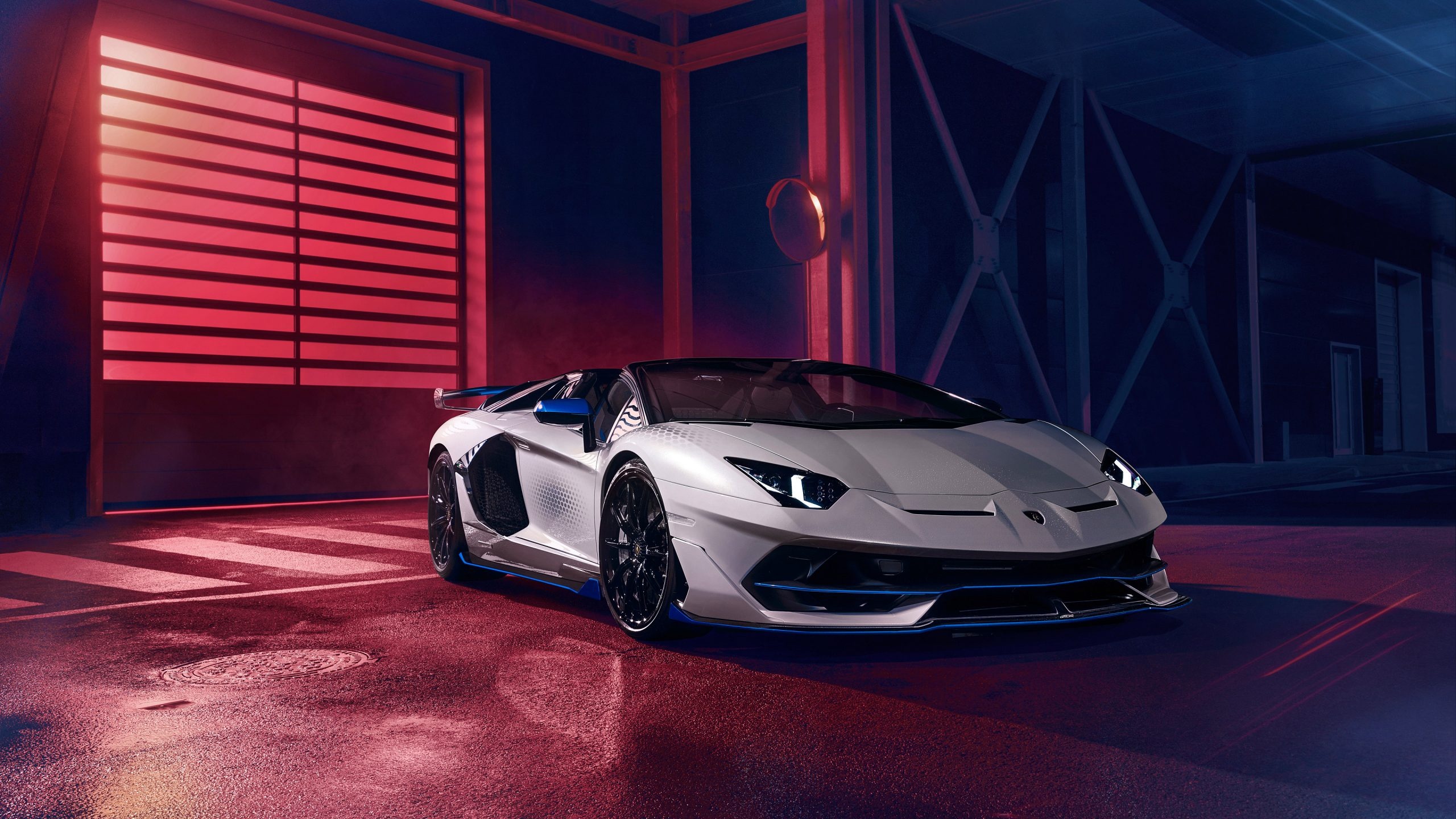 2020 Lamborghini Aventador, SVJ Roadster, Xago edition, 2560x1440 HD Desktop