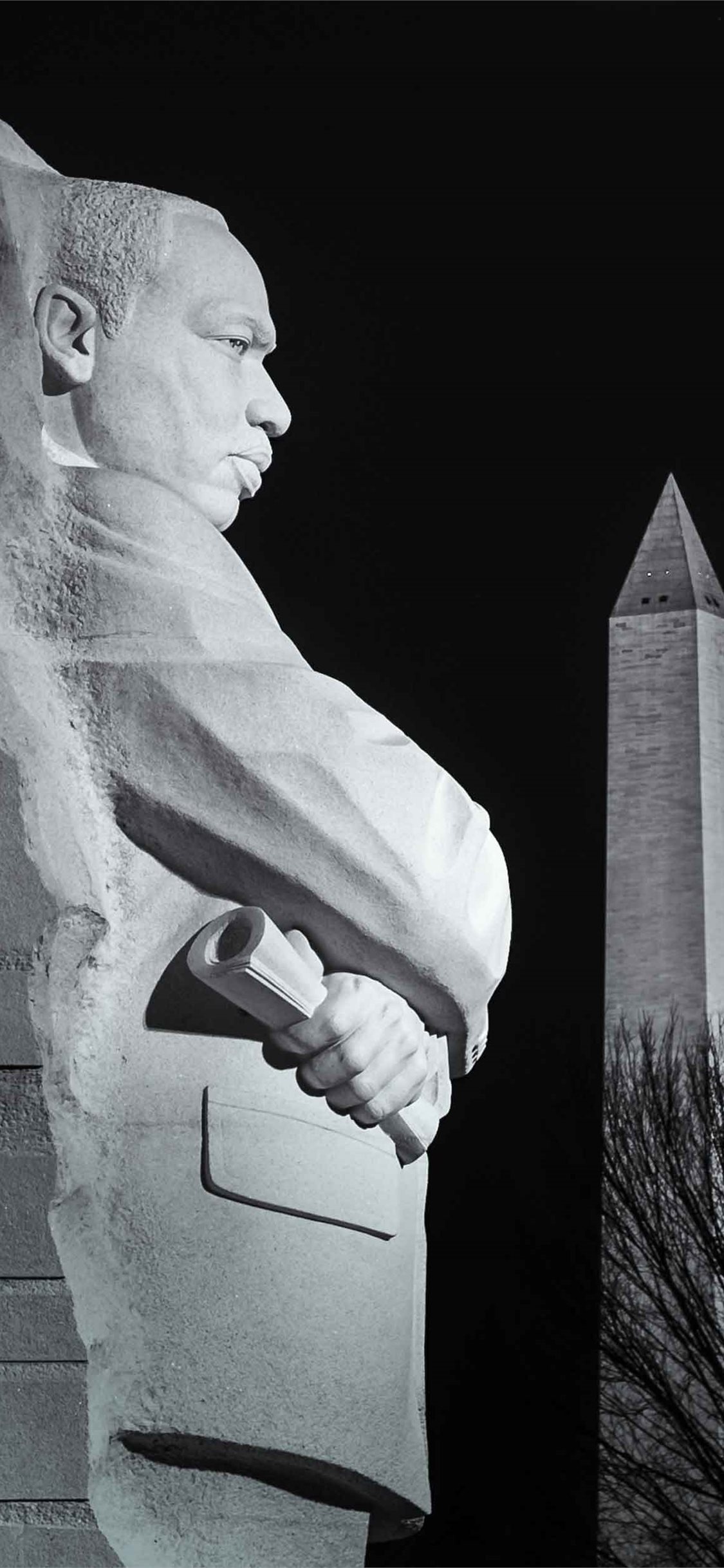 Martin Luther King Jr., Civil rights activist, Inspirational leader, Legacy, 1130x2440 HD Phone