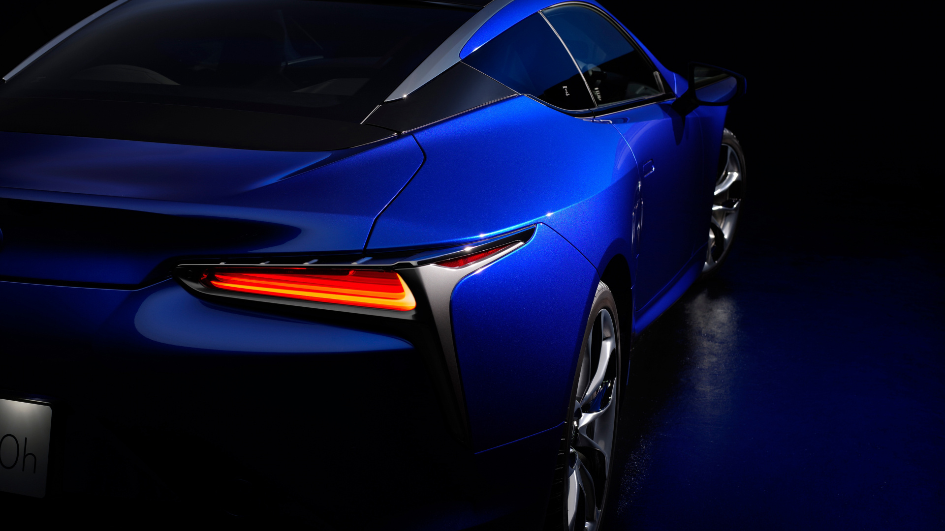 Lexus LC, 2018 LC 500h, Structural blue, 4K wallpaper, 1920x1080 Full HD Desktop
