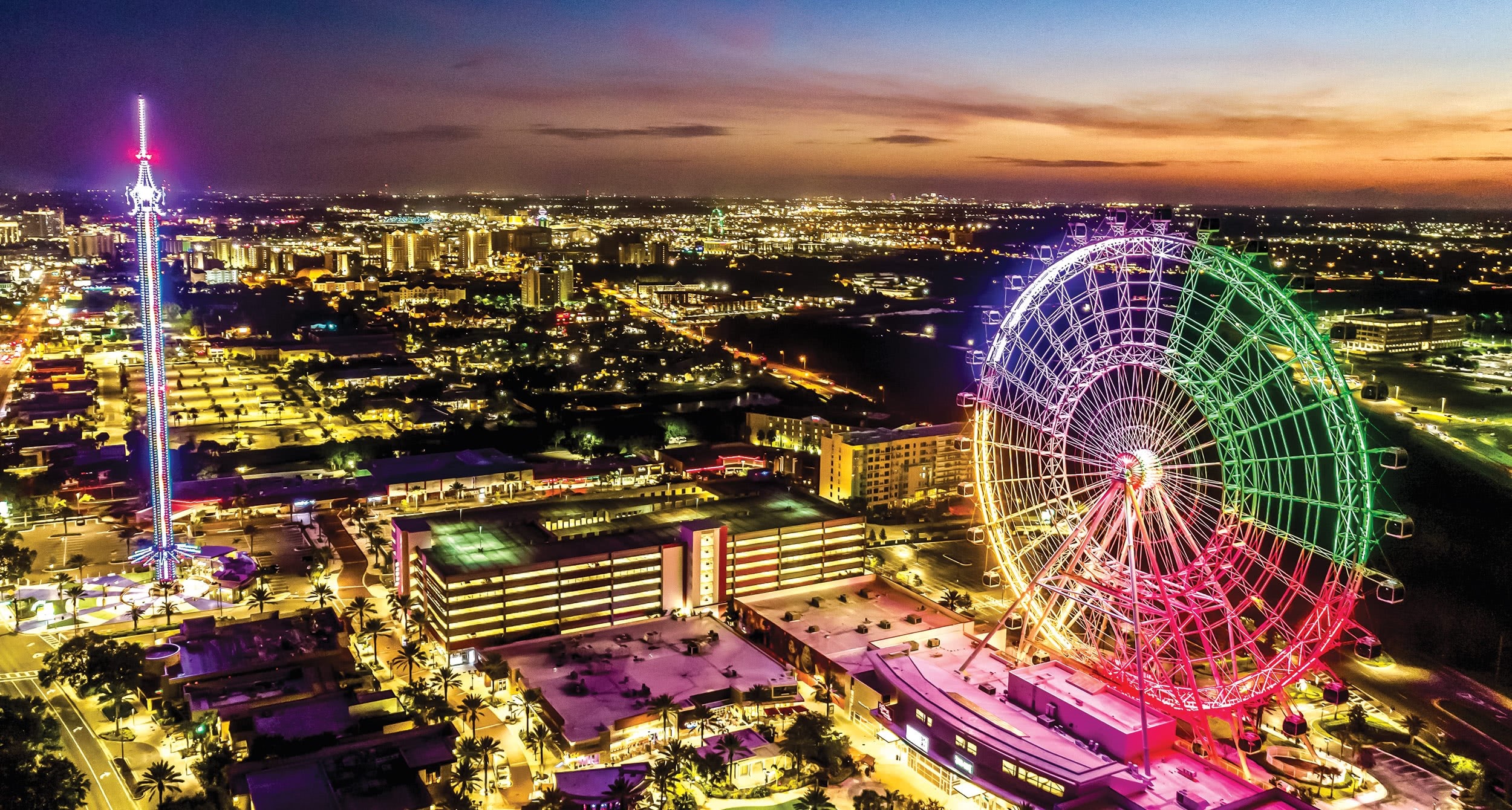 Orlando travels, Attractions dining, Entertainment families, International Drive, 2500x1340 HD Desktop