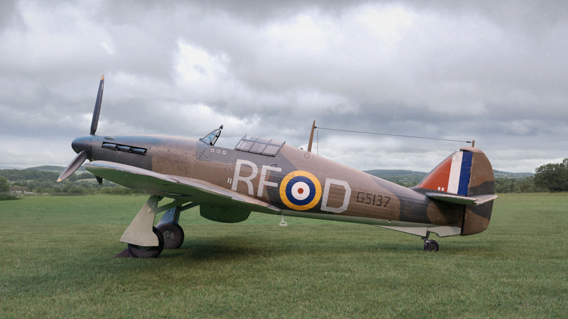 Gregory Smith, Hawker Hurricane, Aviation photography, Historic aircraft, 1920x1080 Full HD Desktop