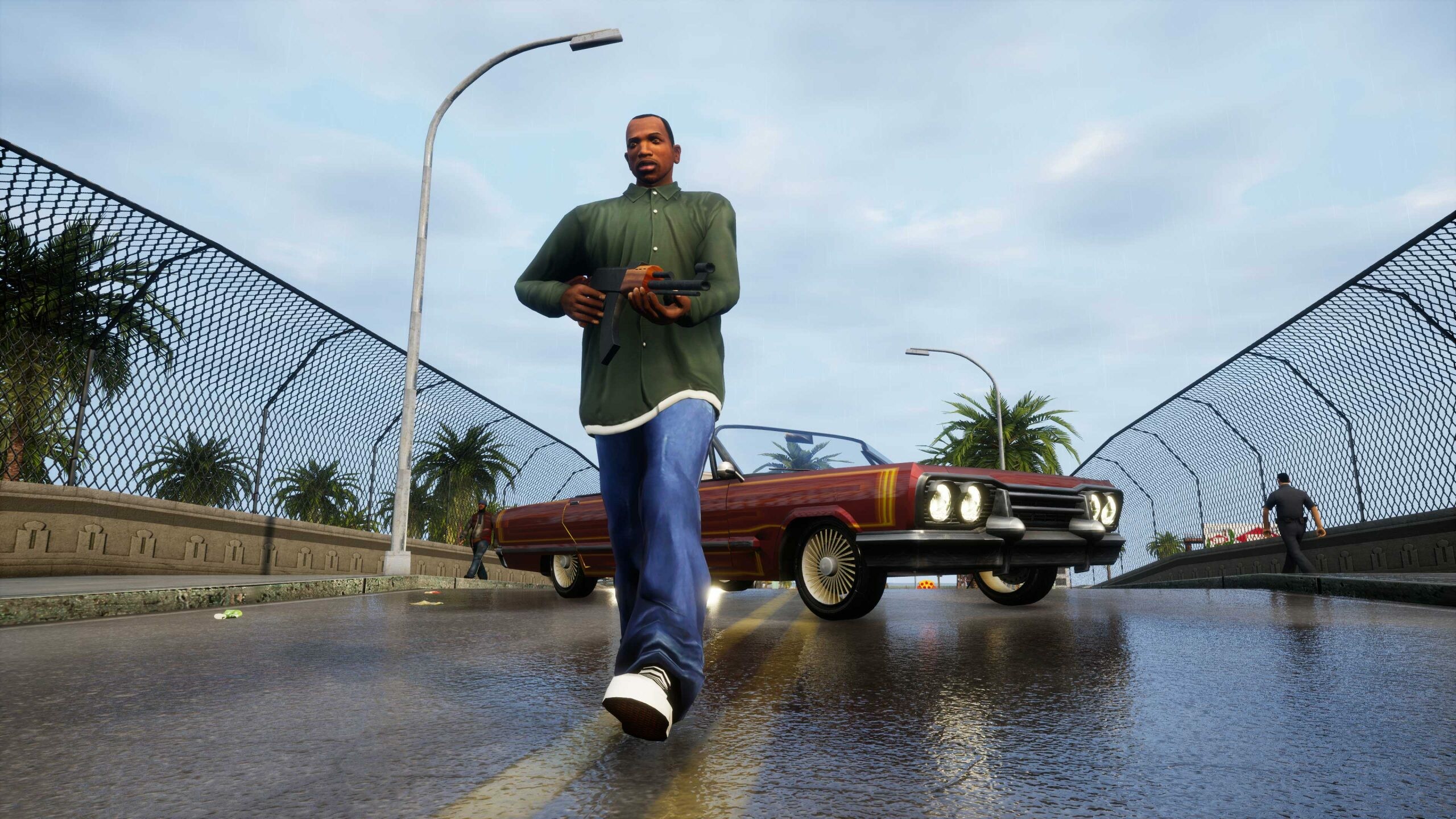 Grand Theft Auto, San Andreas gaming, Definitive edition, Graphics analysis, 2560x1440 HD Desktop