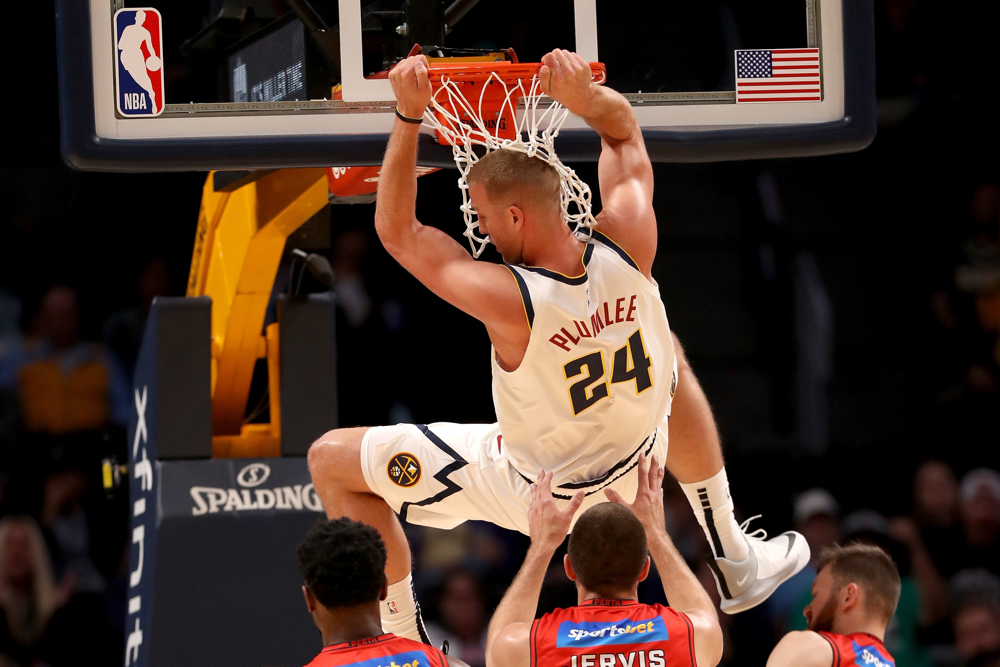 Pepsi Center, Mason Plumlee Wallpaper, 3200x2140 HD Desktop