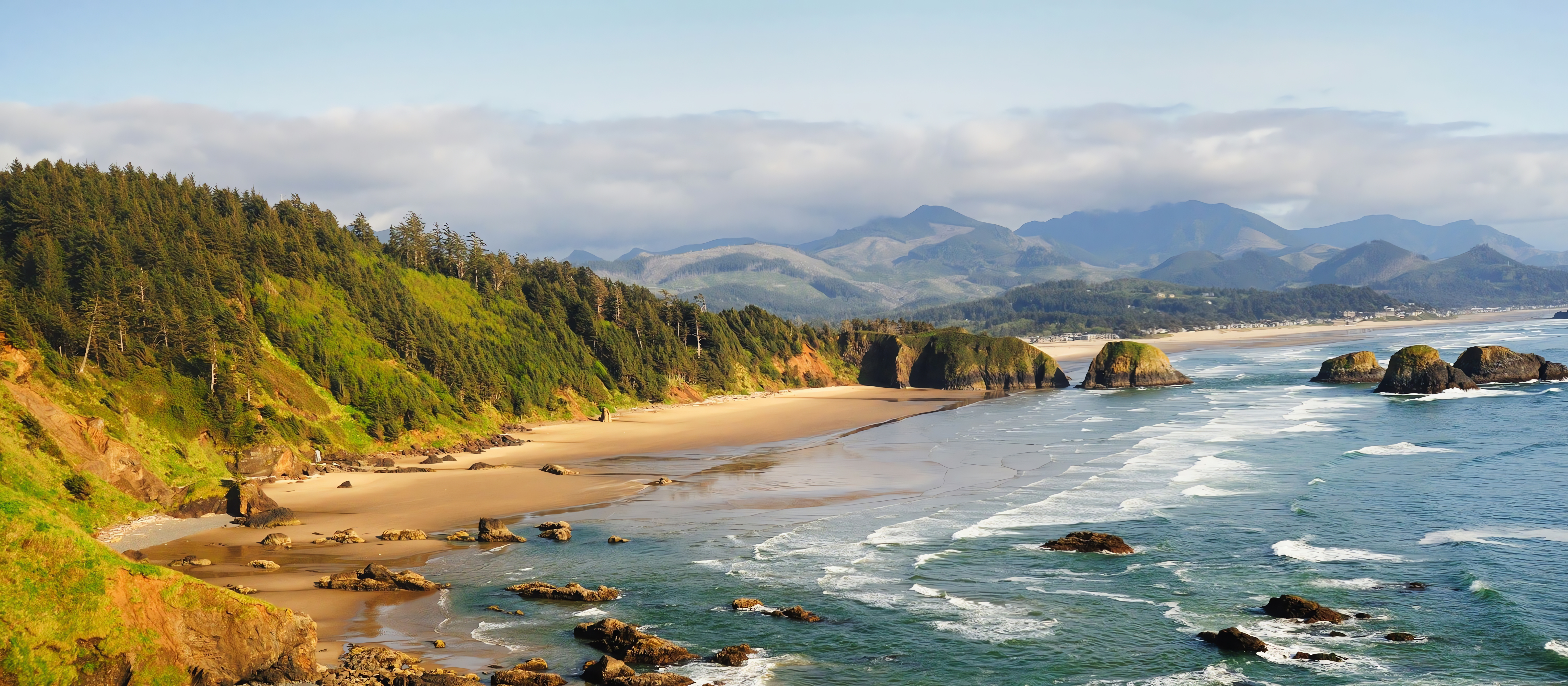 Oregon, Hells Canyon, North America, Beach, The Pacific Ocean, Retina Wallpaper