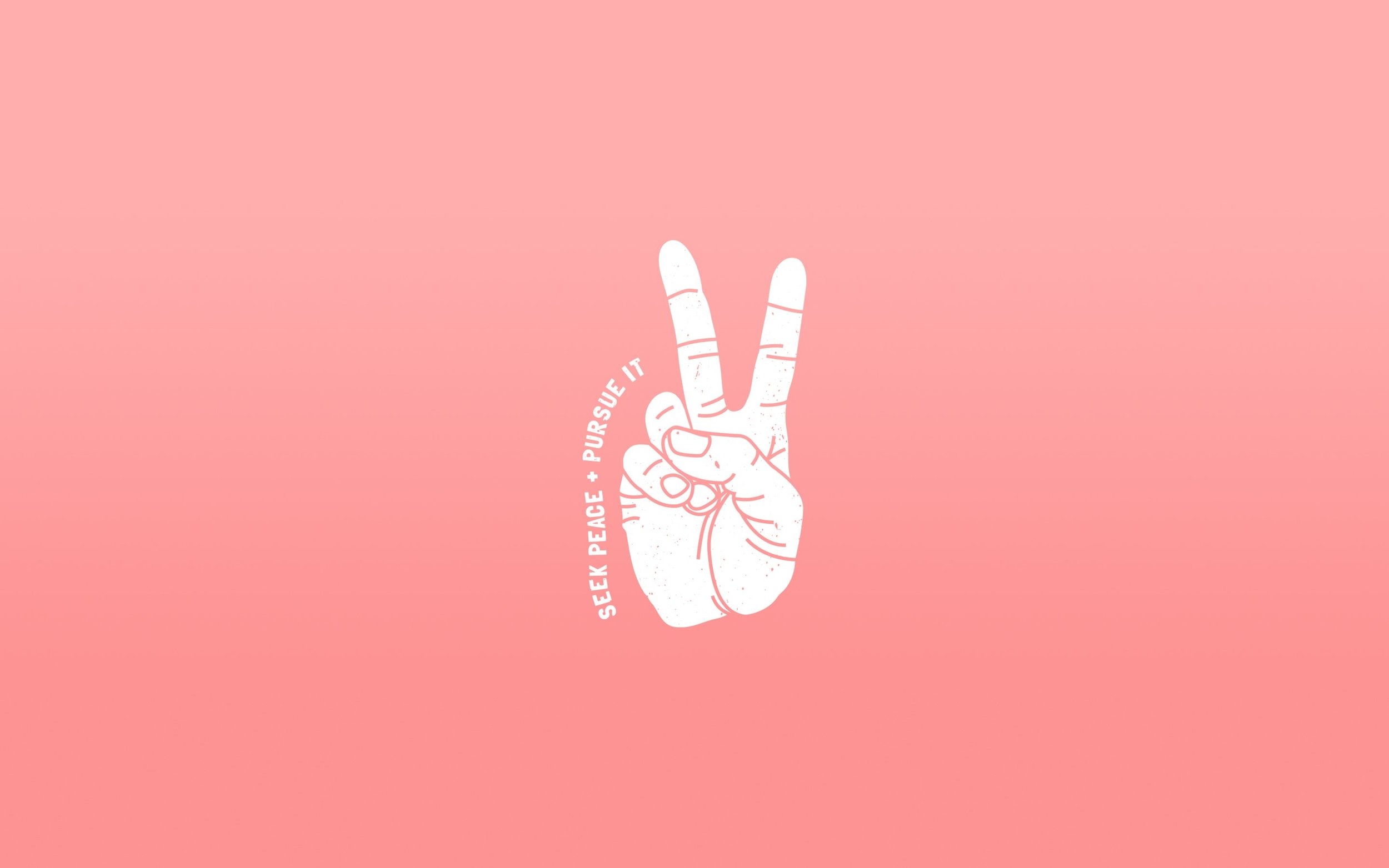 Gesture, Peace Sign Wallpaper, 2500x1570 HD Desktop