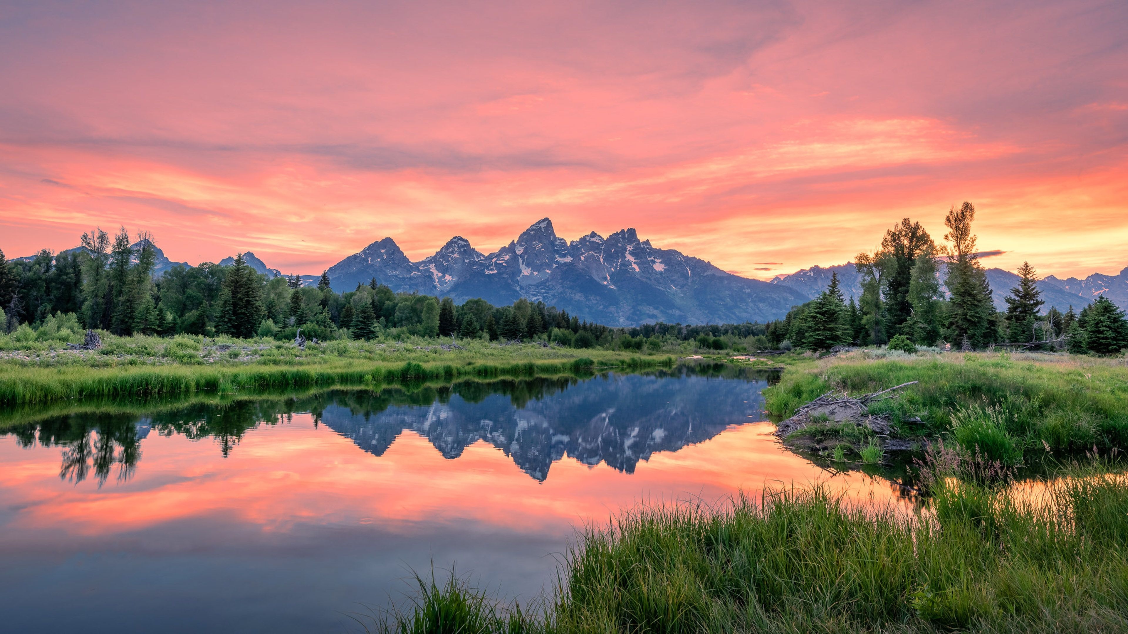 Grand Teton National Park, 4K wallpapers, HD backgrounds, Stunning views, 3840x2160 4K Desktop