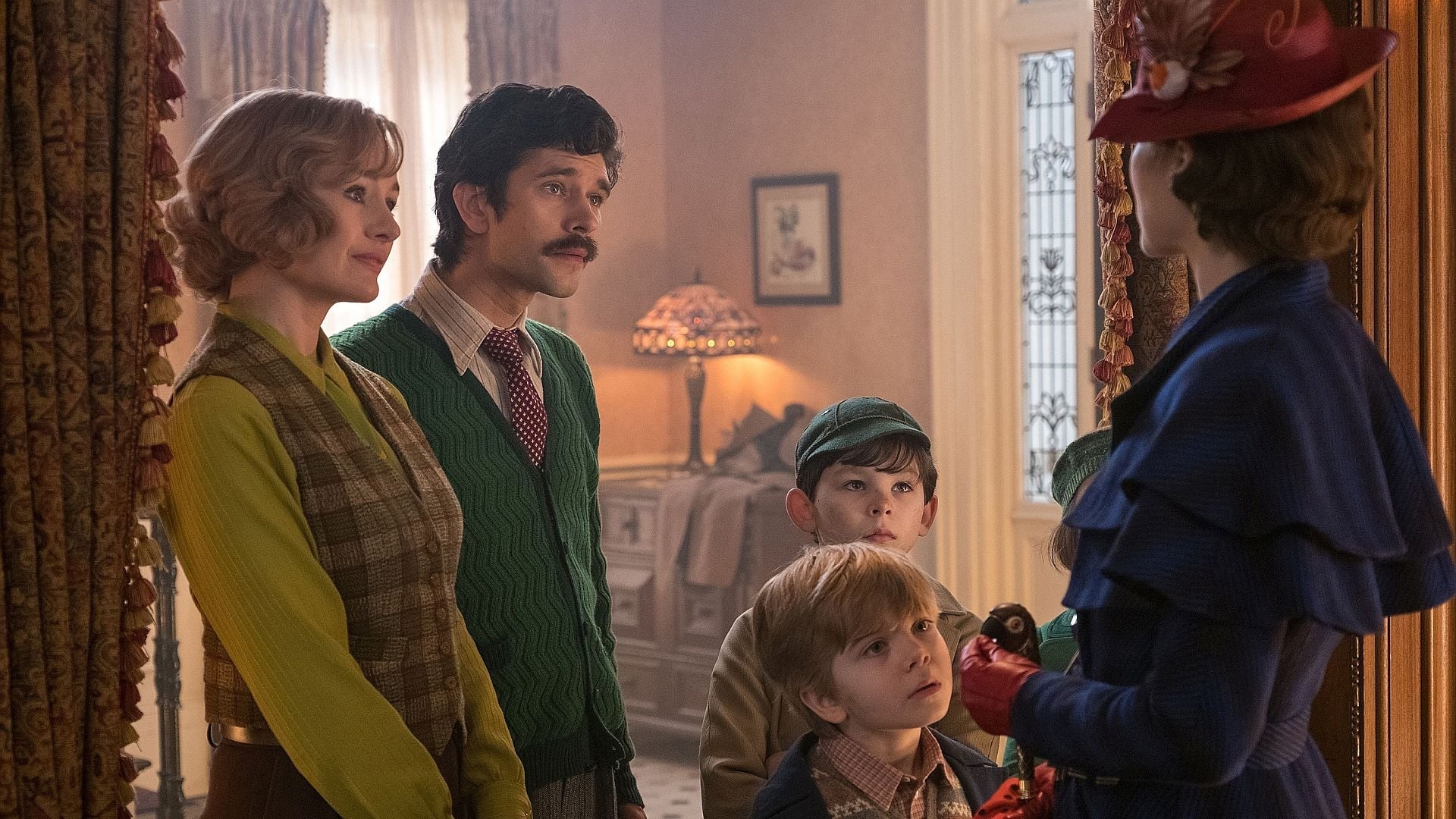 Mary Poppins Returns, 2018 Movie, Magical nanny, Beautiful backdrops, 1920x1080 Full HD Desktop