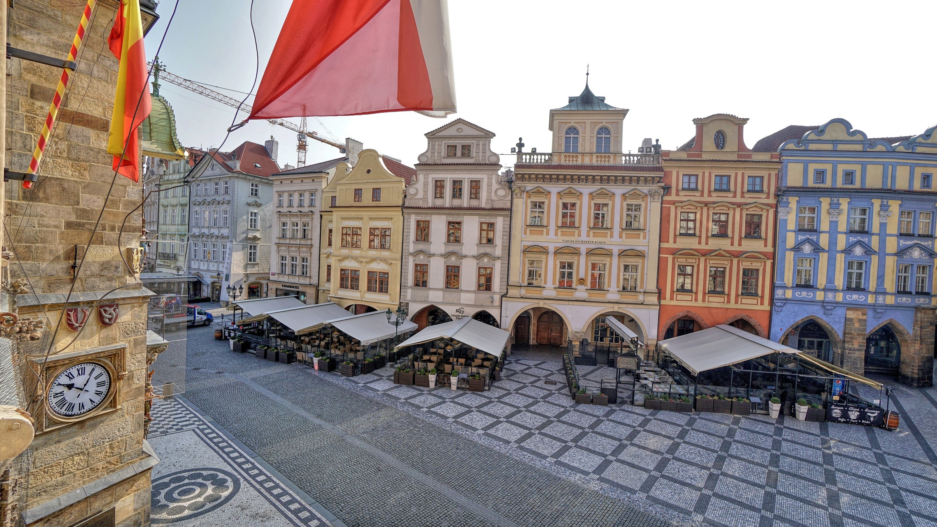 City Square, Travels, Old Town Square, Staromstsk nmst, 3000x1690 HD Desktop