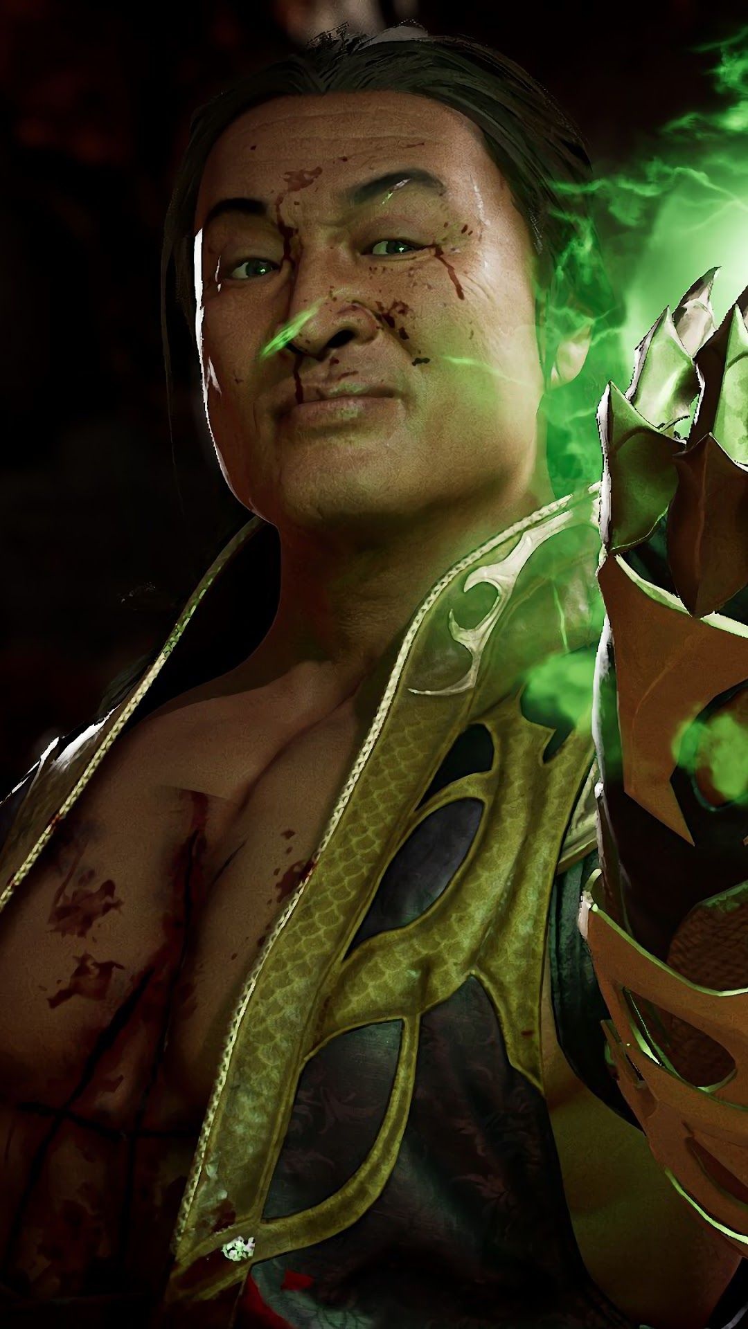 Shang Tsung, Movies' mastermind, Deadly sorcerer, Mortal Kombat antagonist, 1080x1920 Full HD Phone