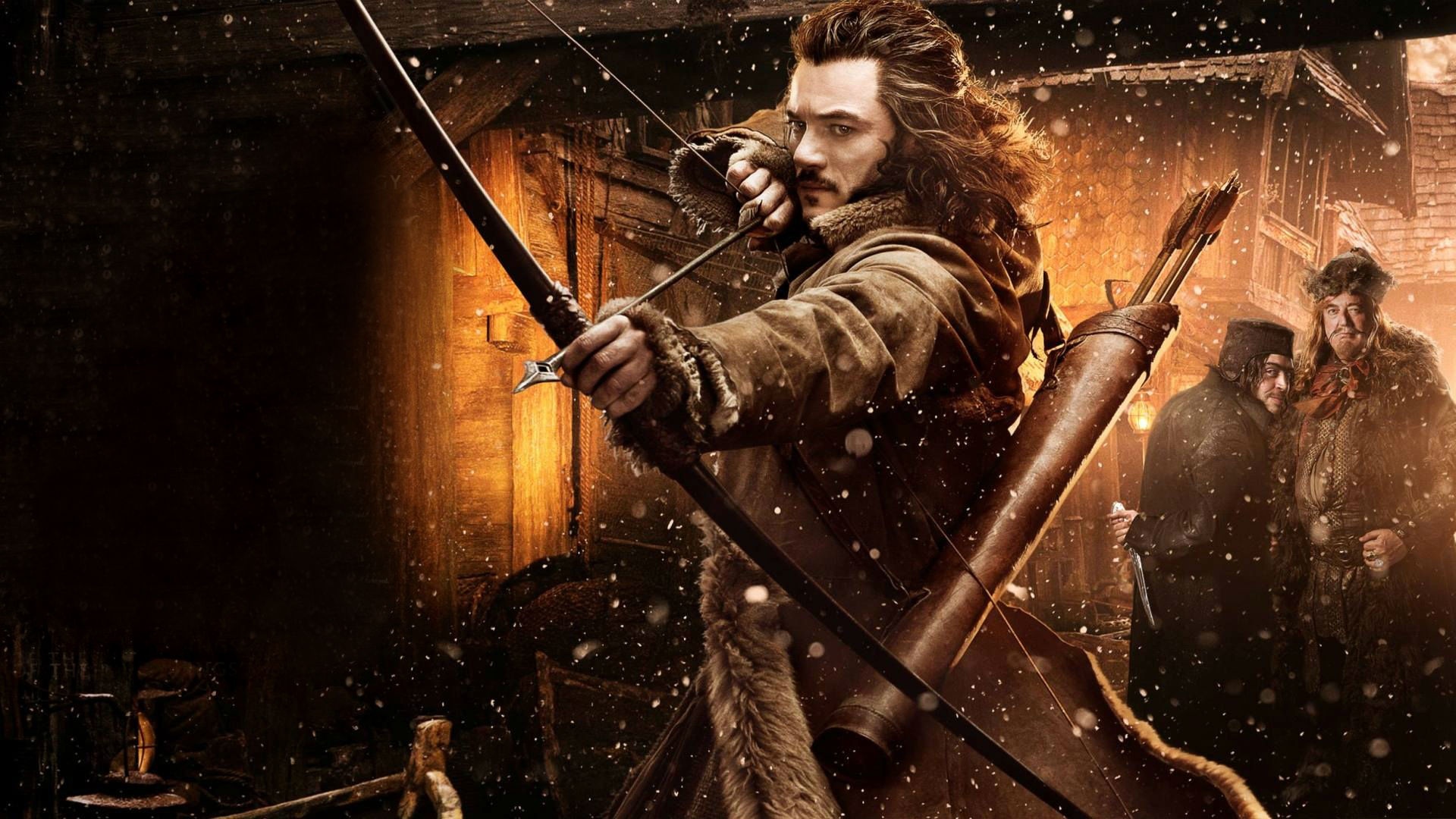 Bard, The Lord of the Rings, Bow and arrow, Luke Evans portrayal, 1920x1080 Full HD Desktop