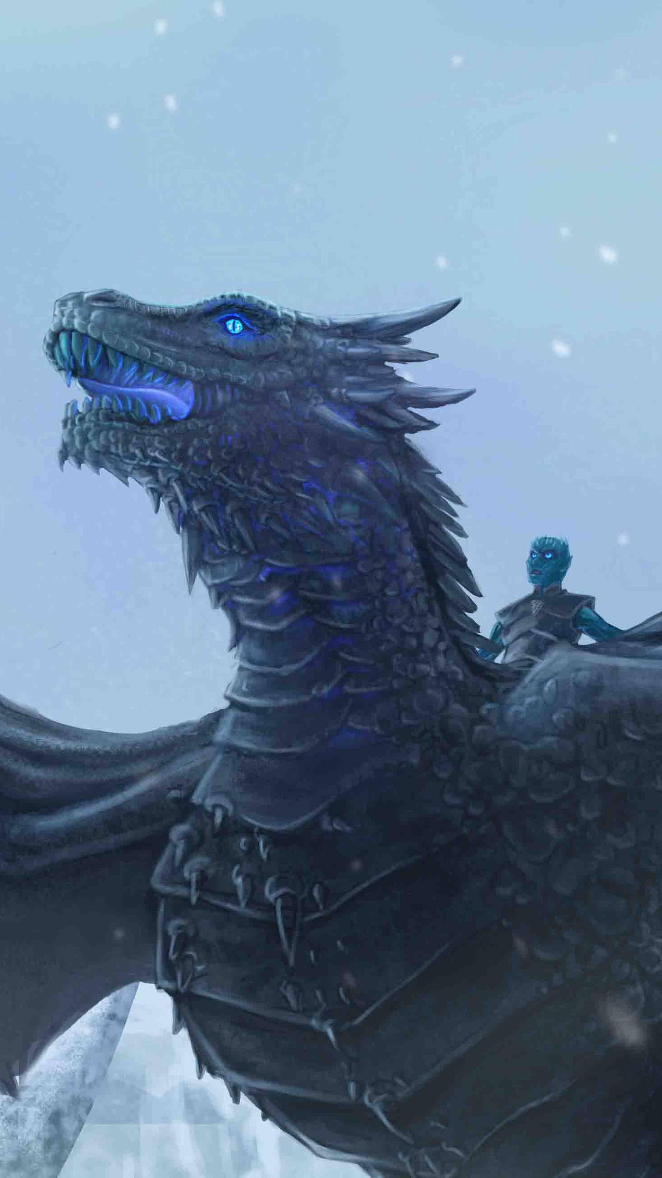 Game of Thrones, Ice Dragon Wallpaper, 2160x3840 4K Phone