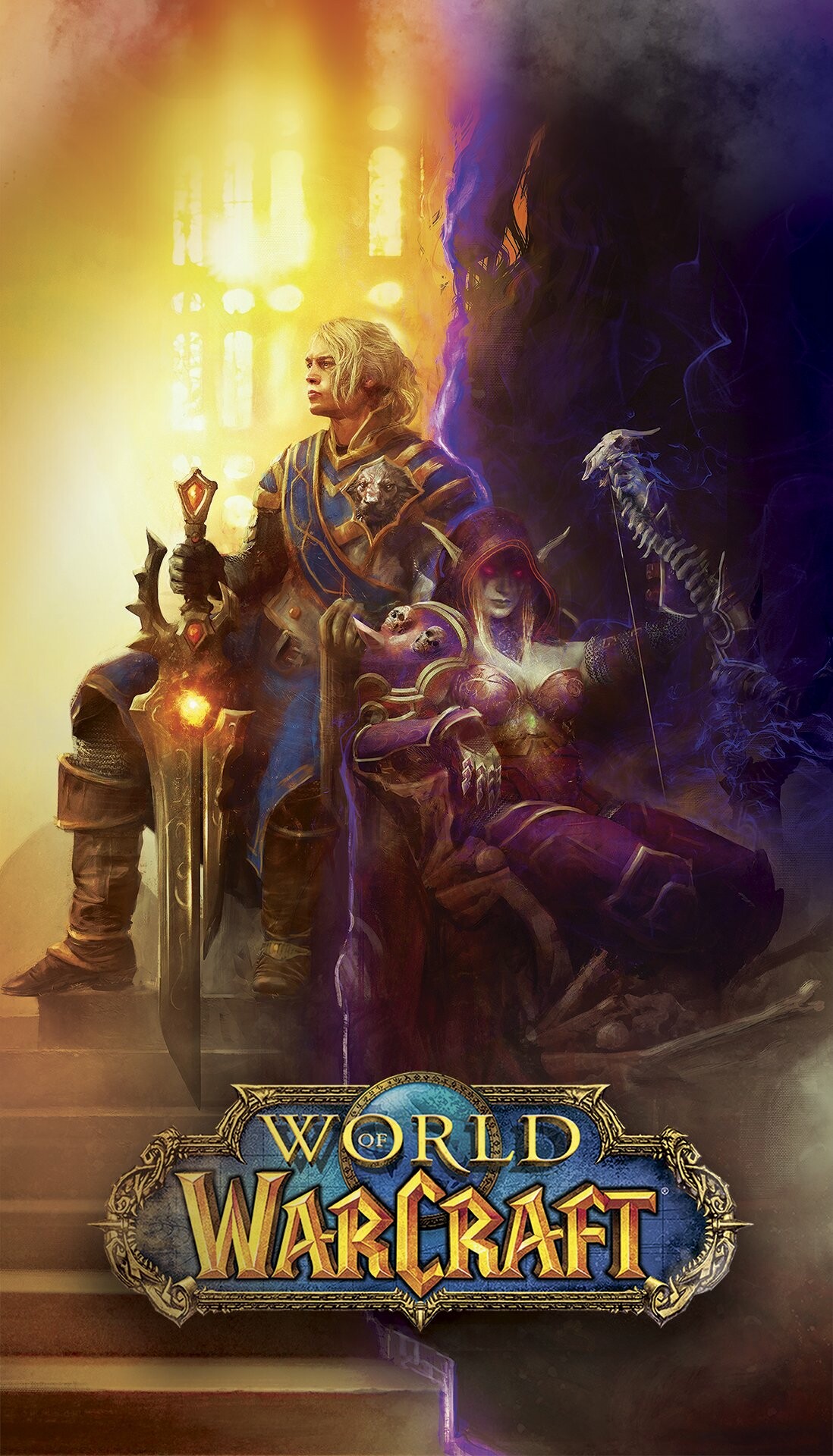 Android world of Warcraft wallpaper, Mobile customization, Epic battles, Legendary heroes, 1100x1920 HD Phone