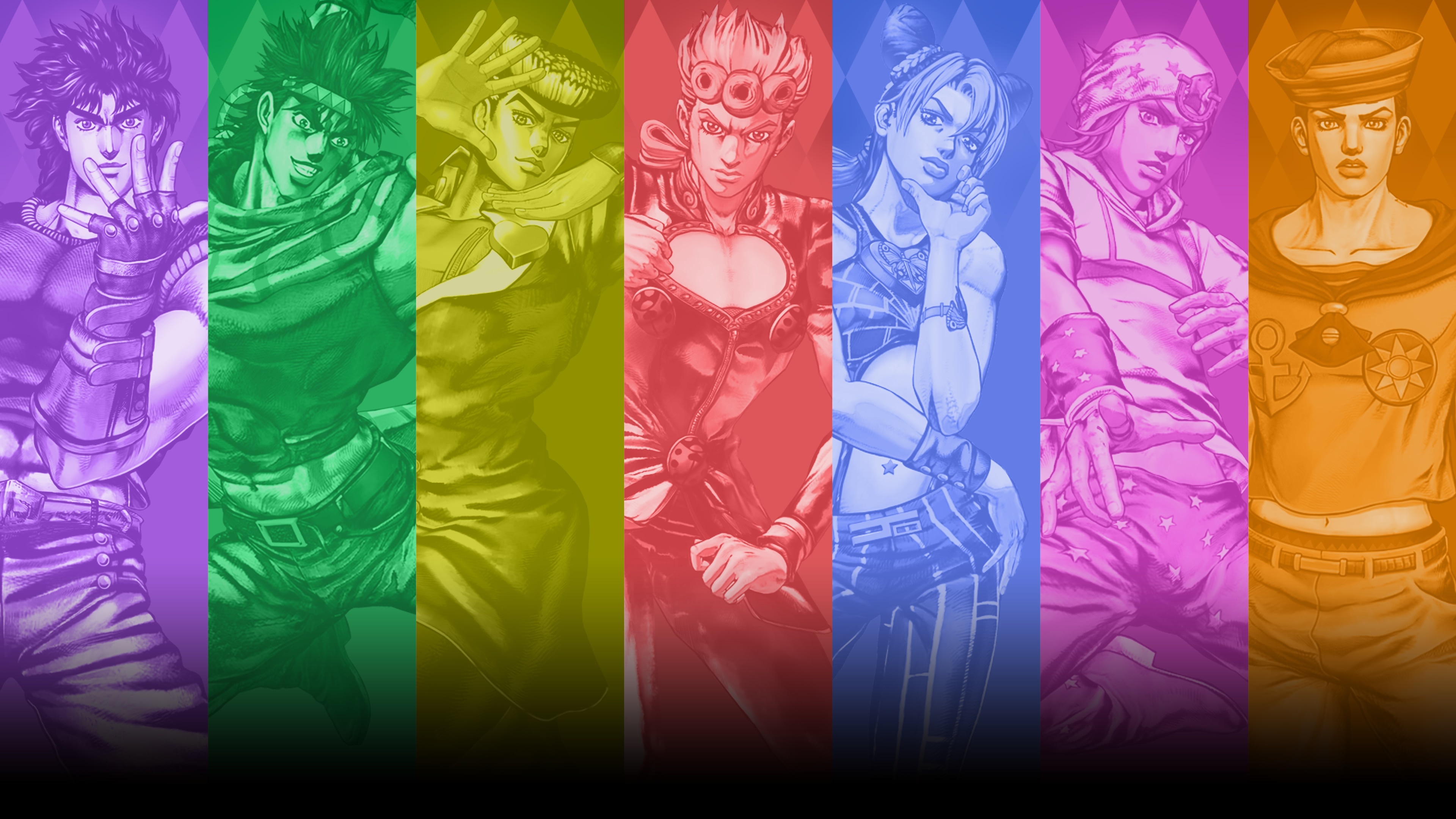 JoJo's Bizarre Adventure, All Star Battle, PlayStation, Video Game, Fighting Anime, 4K Desktop wallpaper