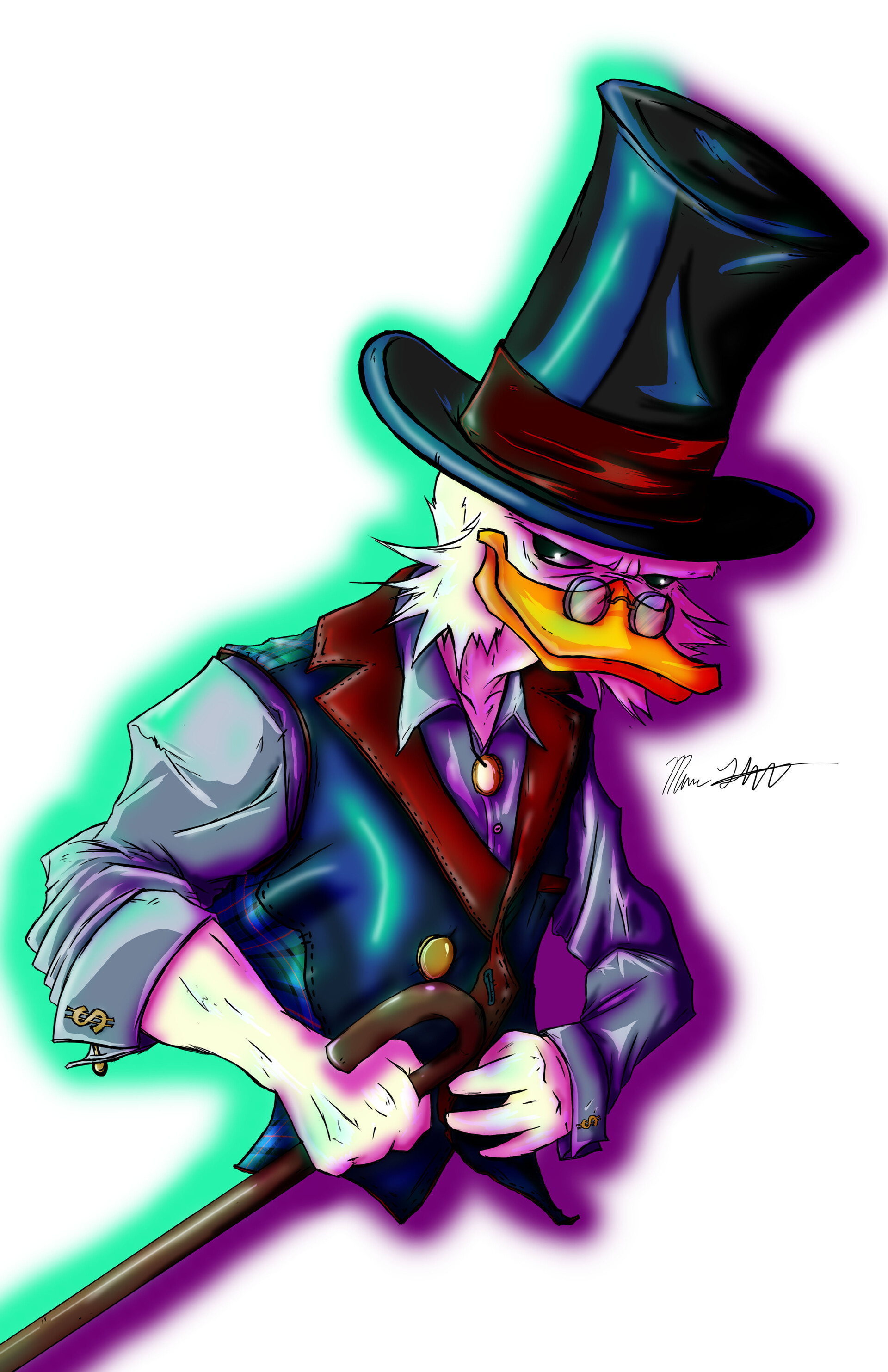 ArtStation, Scrooge McDuck, 1920x2970 HD Phone