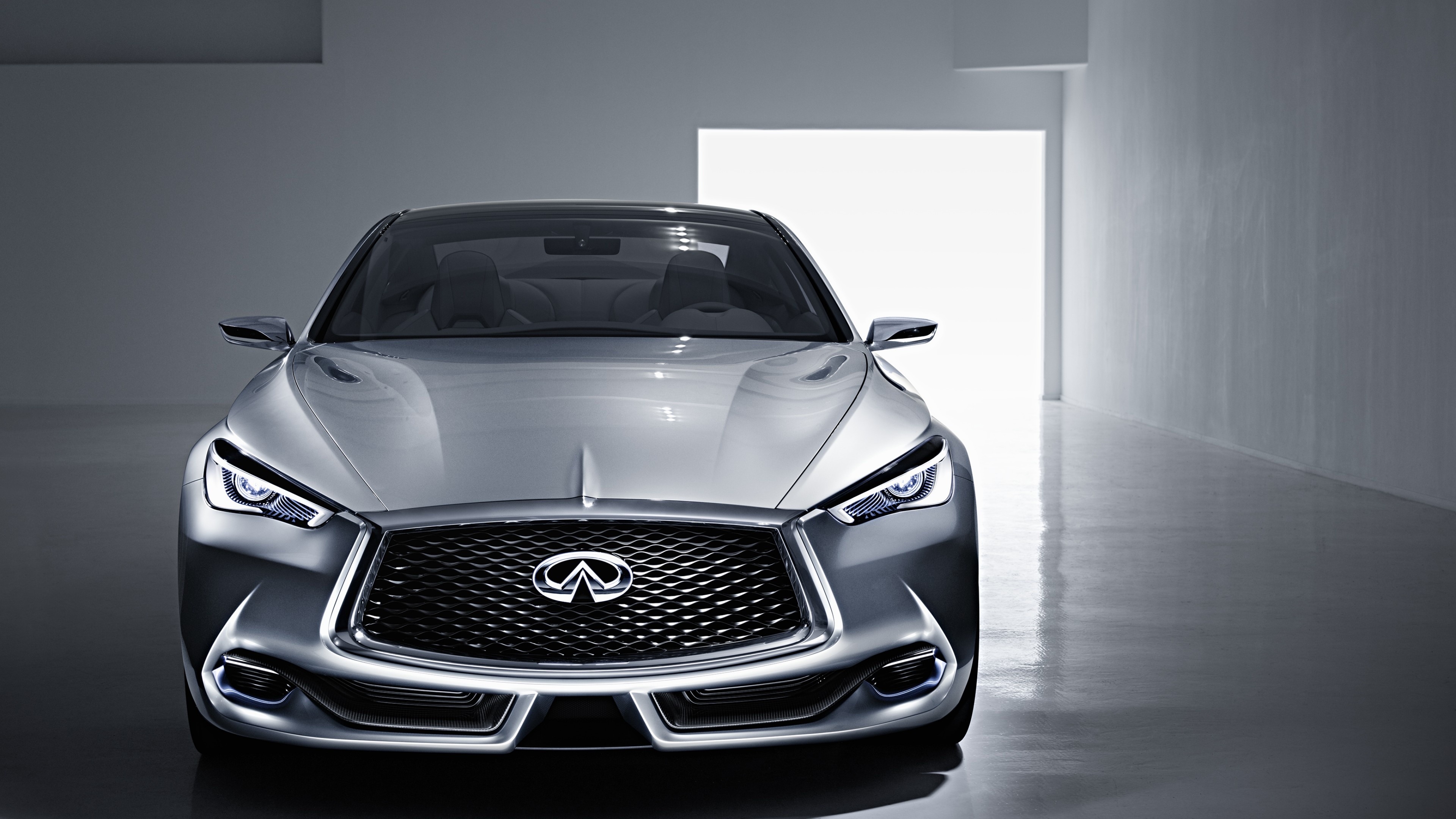 Infiniti Q60, Concept car, Frankfurt 2015, Luxury cars, 3840x2160 4K Desktop