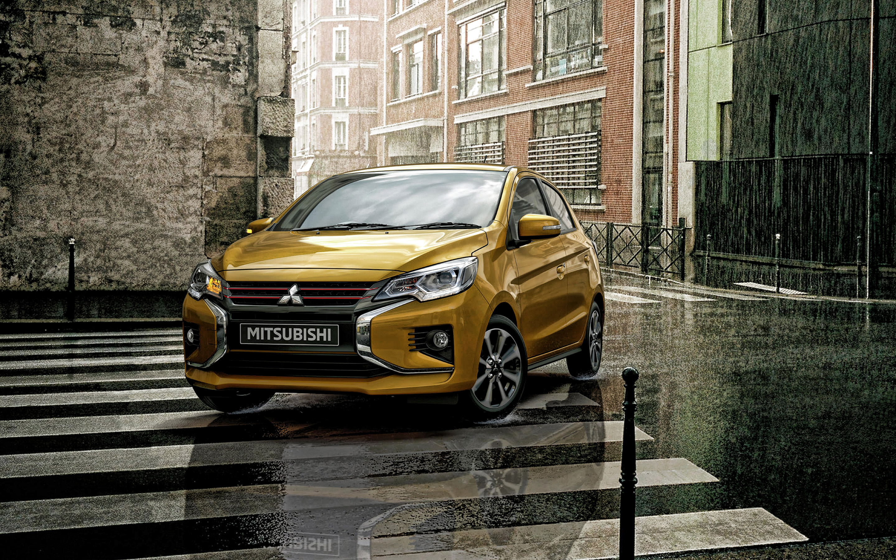 Second Facelift Gen VI, Mitsubishi Mirage Wallpaper, 2880x1800 HD Desktop