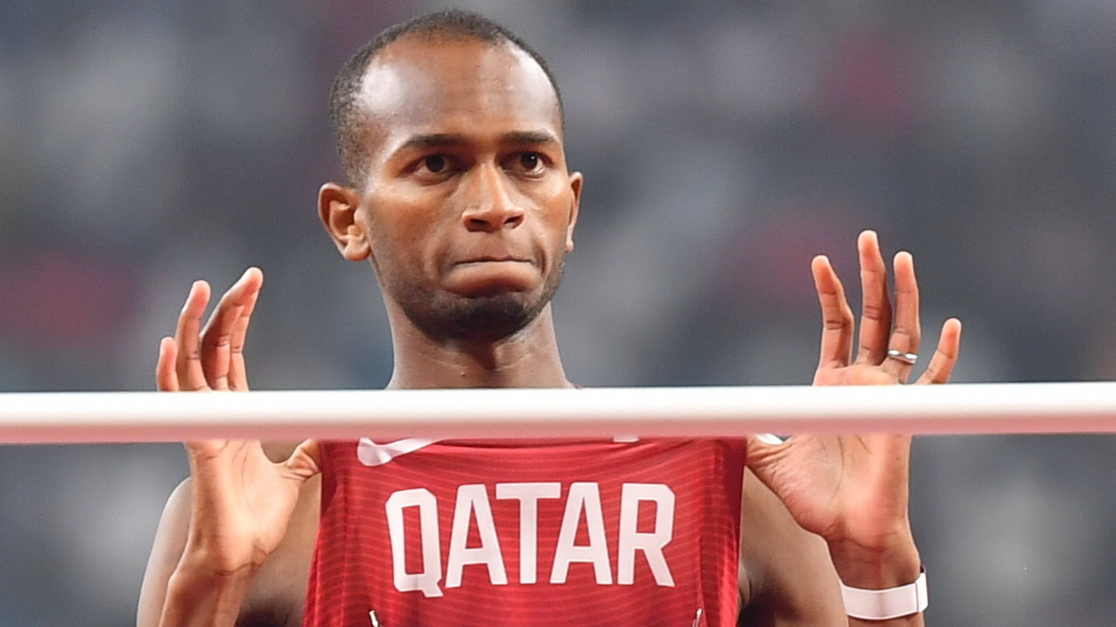 Mutaz Essa Barshim, Hoogspringer, World champion, Home crowd, 3840x2160 4K Desktop