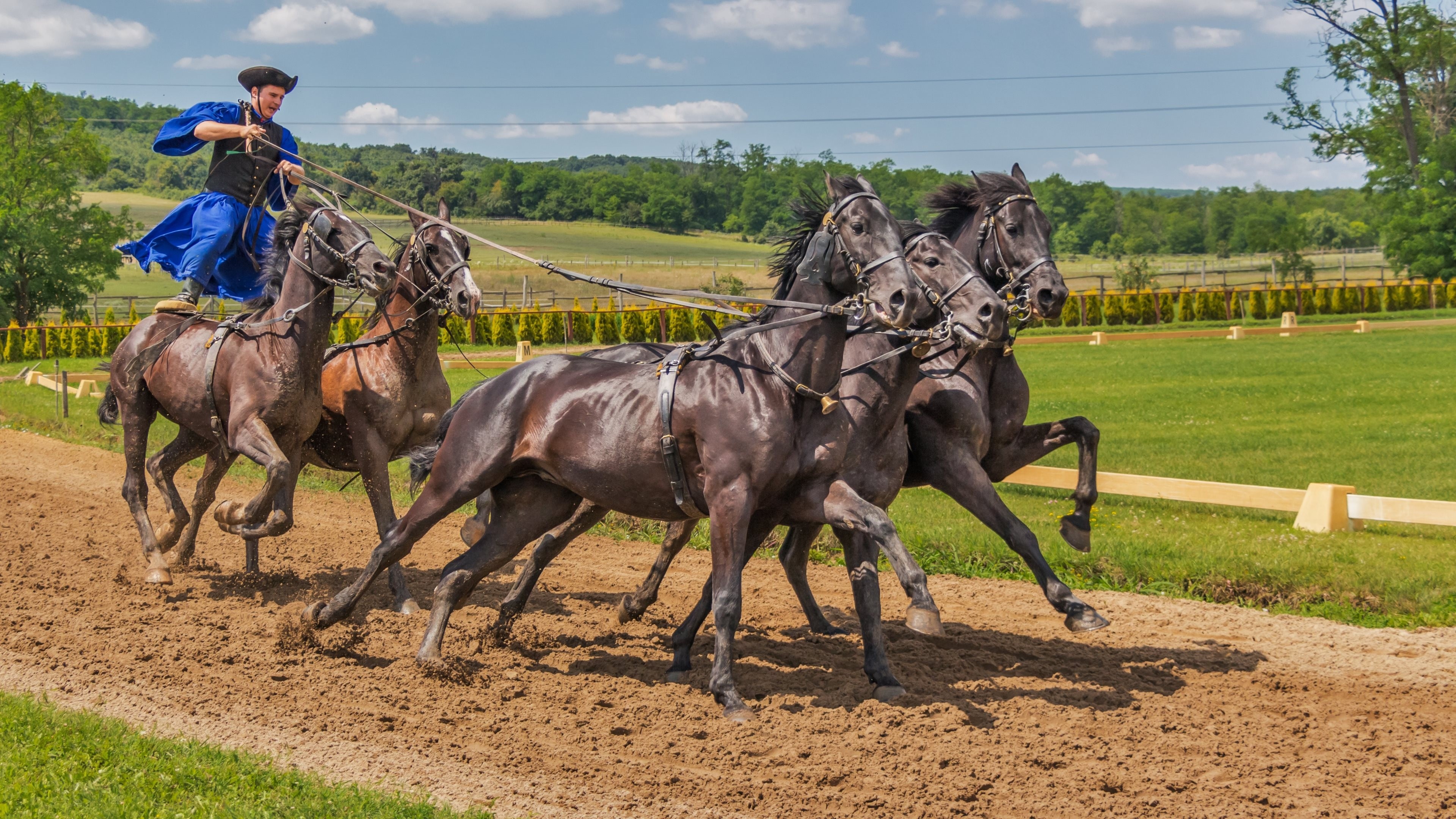 HDR horseman Hungary, Equestrianism animal sports, Trail riding, Eventing, 3840x2160 4K Desktop