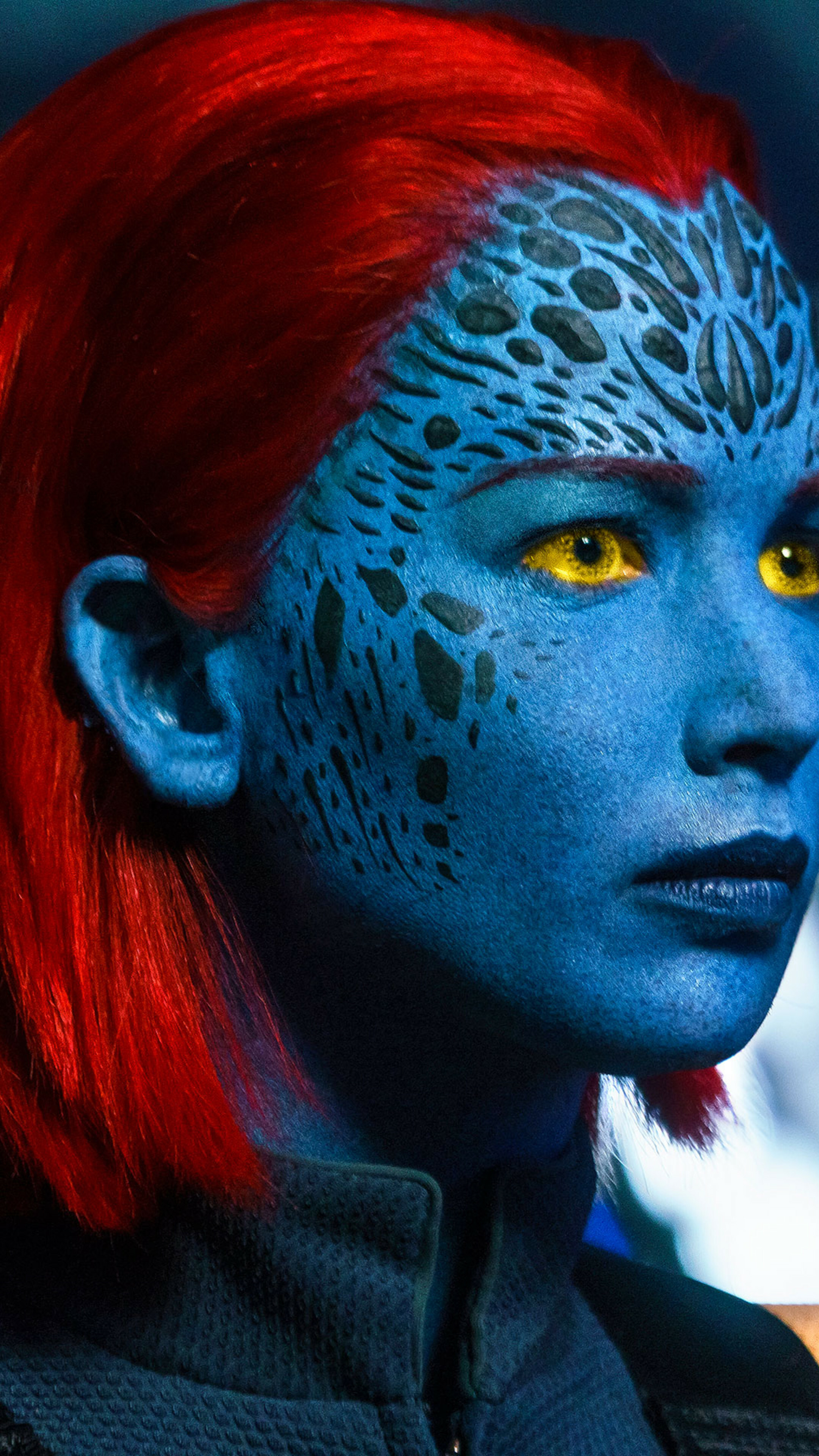 Jennifer Lawrence, Mystique Wallpaper, 2160x3840 4K Phone