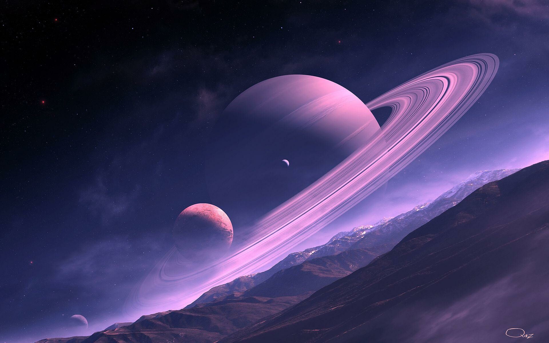 Artwork, Saturn Wallpaper, 1920x1200 HD Desktop