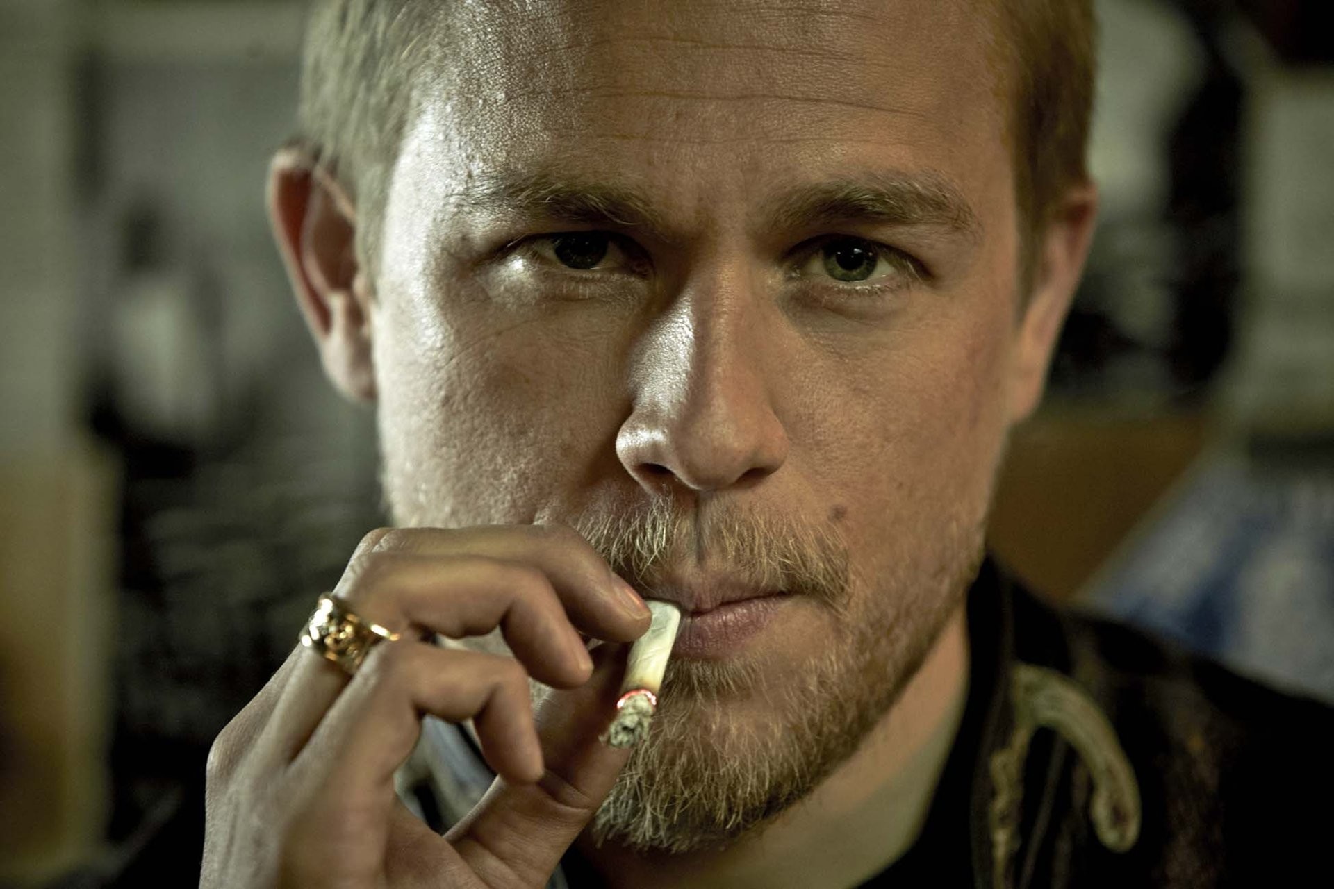 Jax Teller, Charlie Hunnam, Lit cigarette, HD Desktop wallpaper