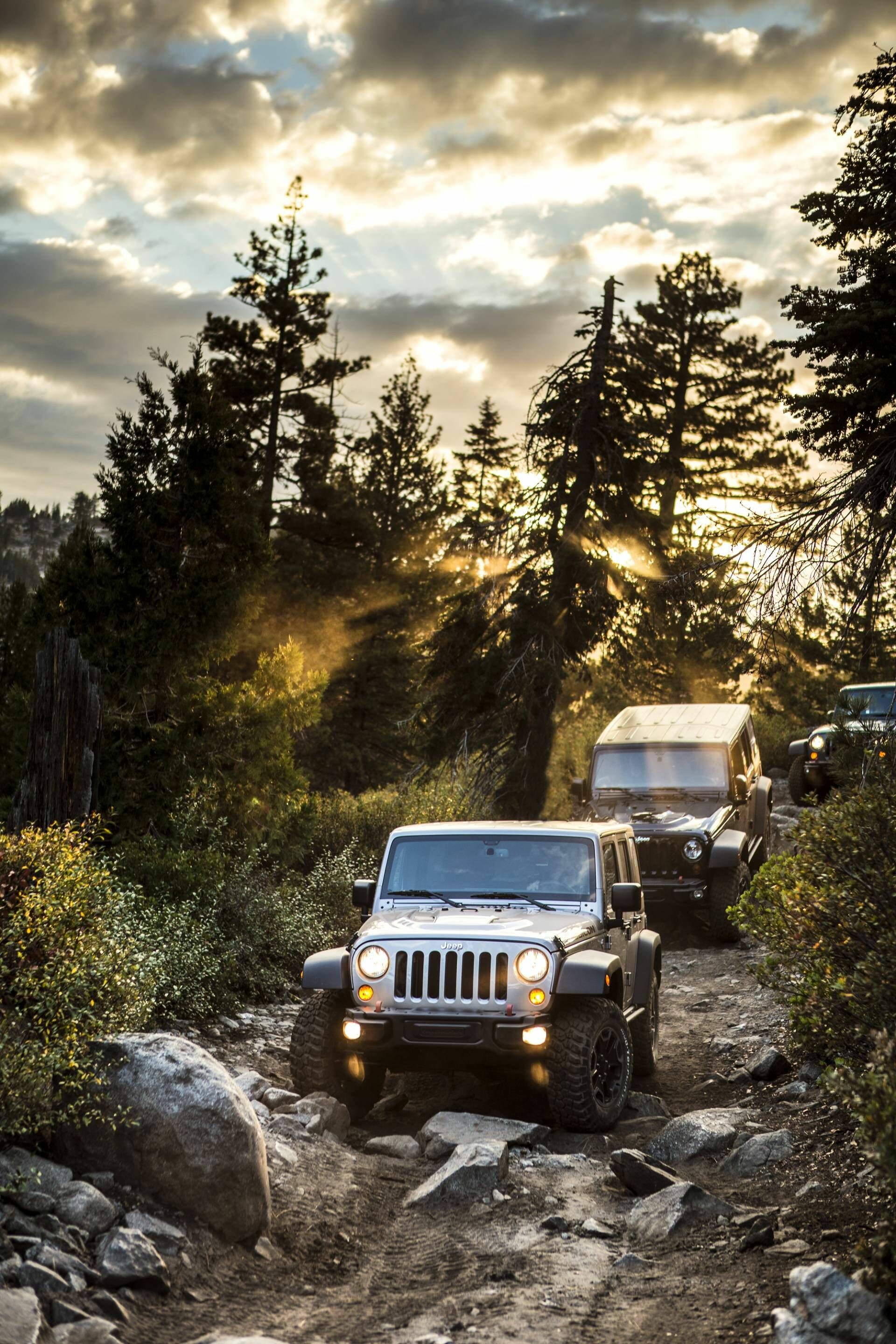 Big Wallpapers HD, Jeep trails, Jeep Wrangler Rubicon, Off-road adventure, 1920x2880 HD Phone