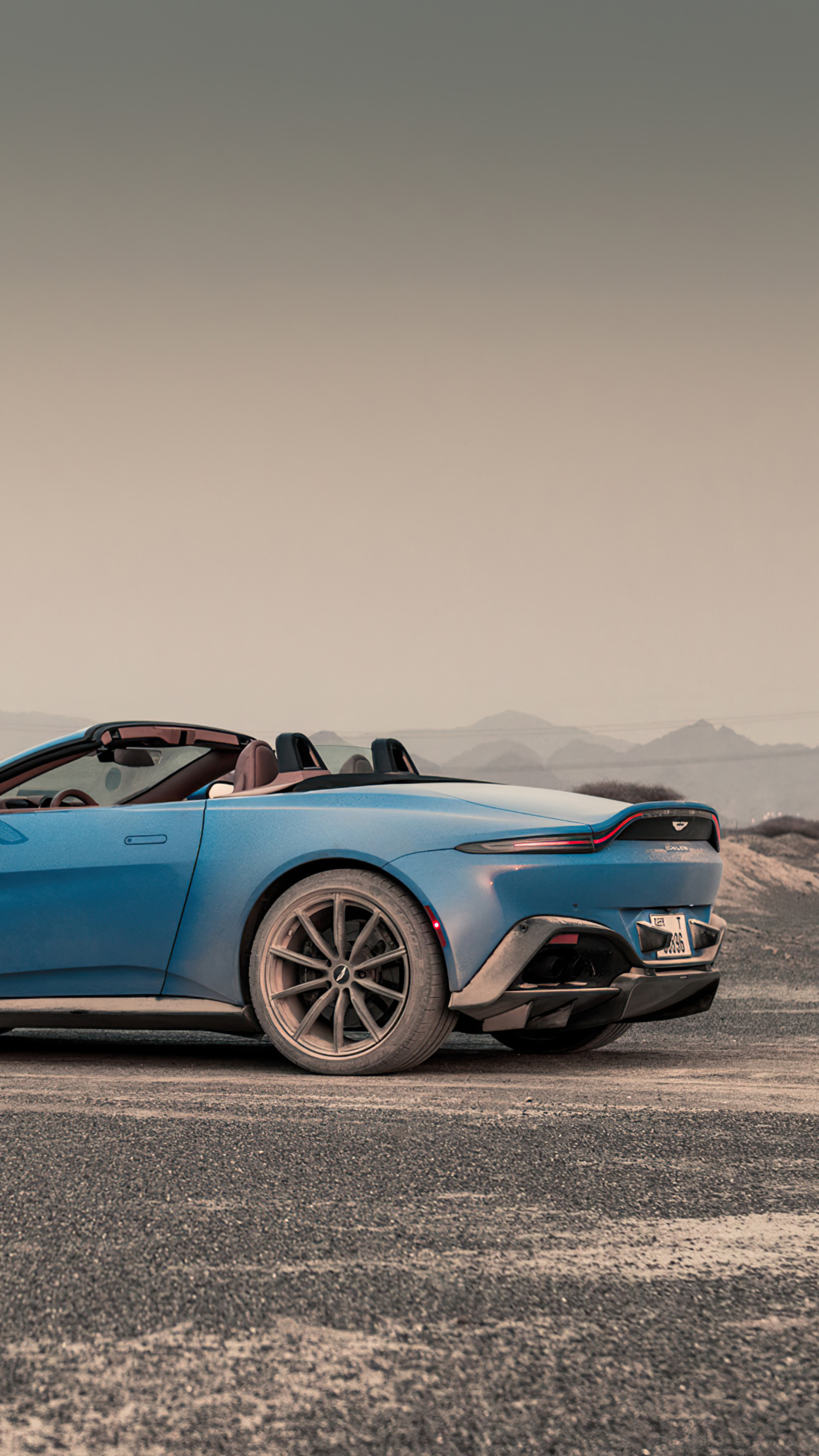 Aston Vantage Roadster, 2021 model, Premium HD wallpapers, AstonMartin images, 2160x3840 4K Phone