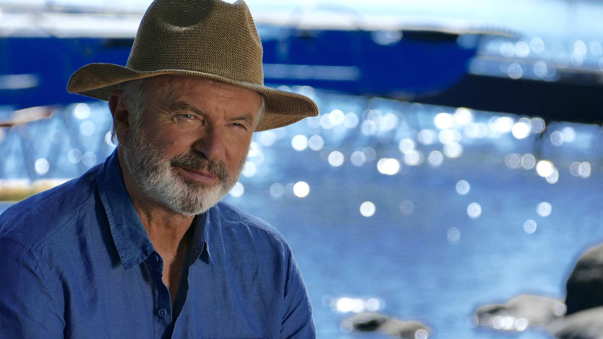 Sam Neill, Jurassic world dominion, Captain cook, Movie news, 2050x1160 HD Desktop