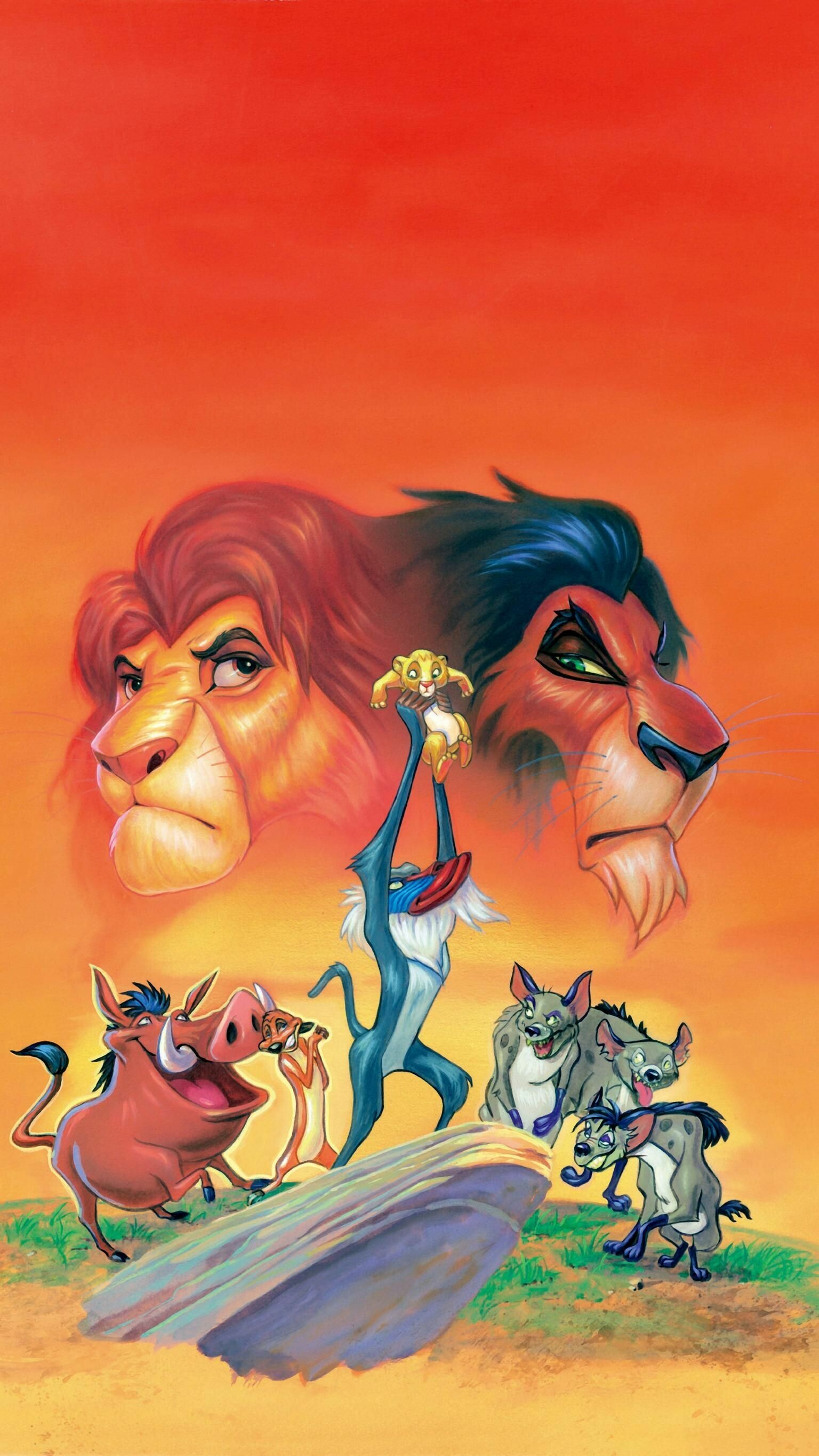 The Lion King, 1994 wallpapers, 1540x2740 HD Phone