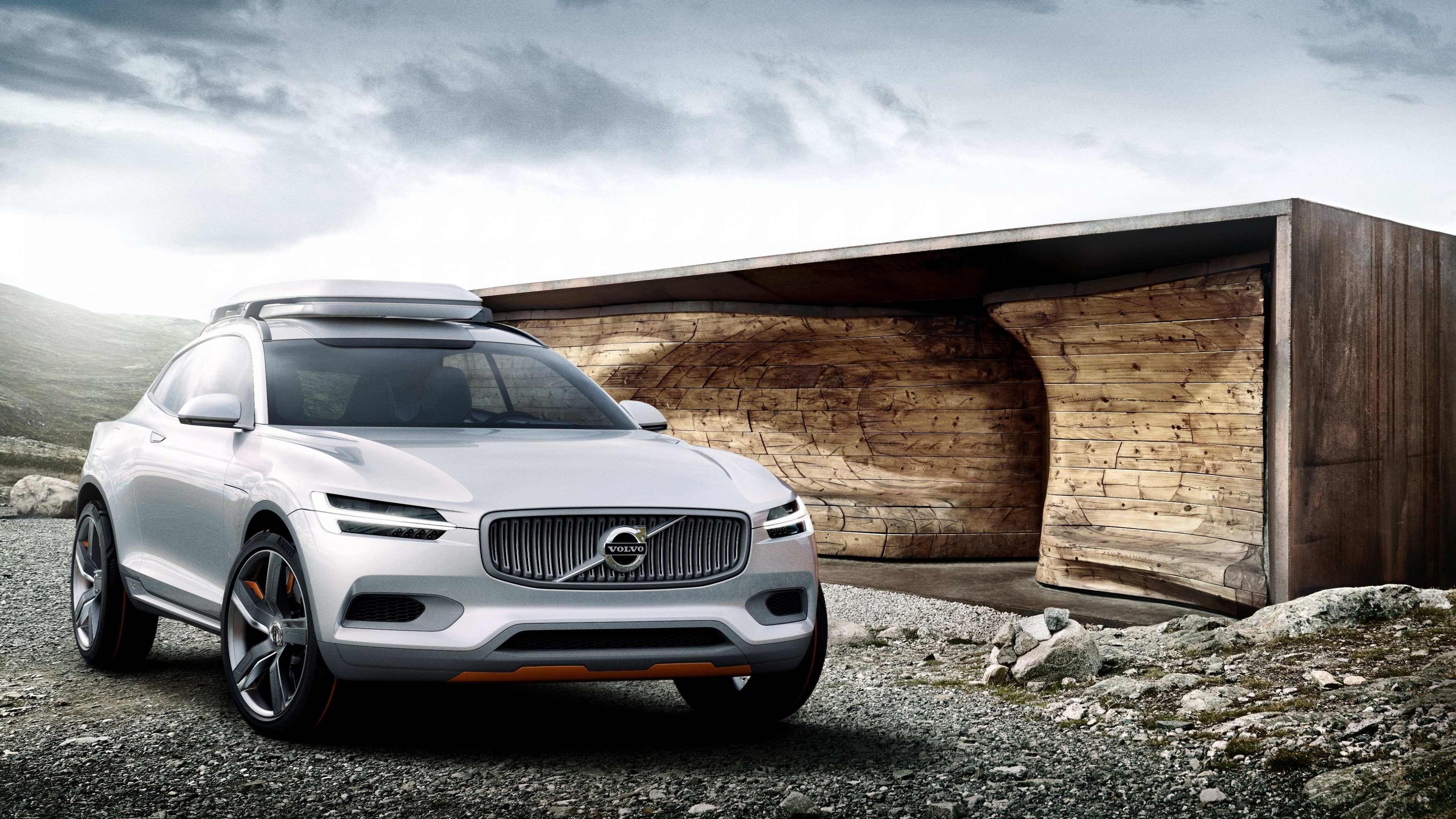 Volvo XC90, Concept crossover, Luxury cars, 3840x2160 4K Desktop