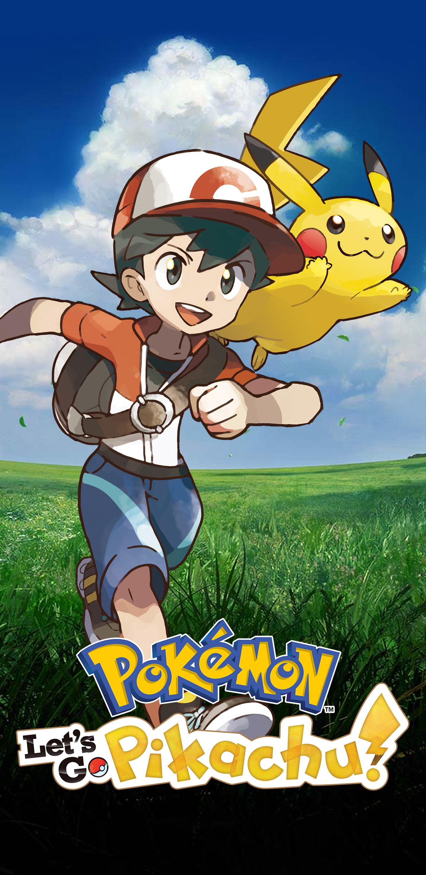 Pokemon: Let's Go, Pikachu!, Pikachu, Chase Pokemon trainer, HD Phone wallpaper