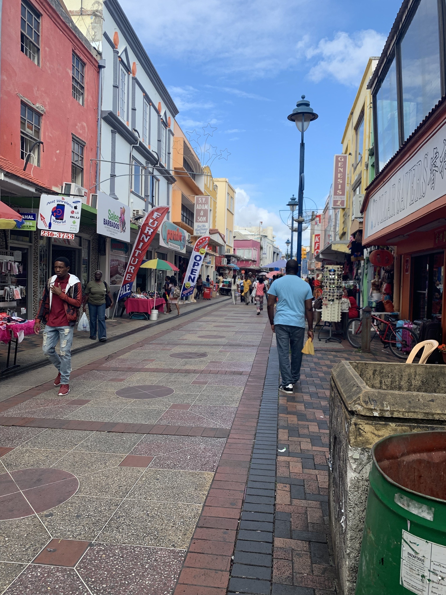 Bridgetown streets, Barbados downtown, Vibrant city life, Caribbean charm, 1540x2050 HD Phone