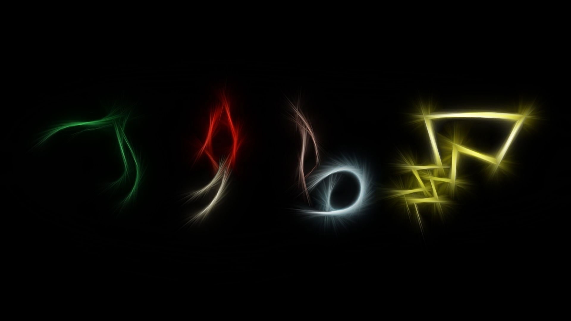 Pikachu lightning tail, Charmander tail flame, Squirtle spiral tail, Bulbasaur vine, Full HD Desktop wallpaper