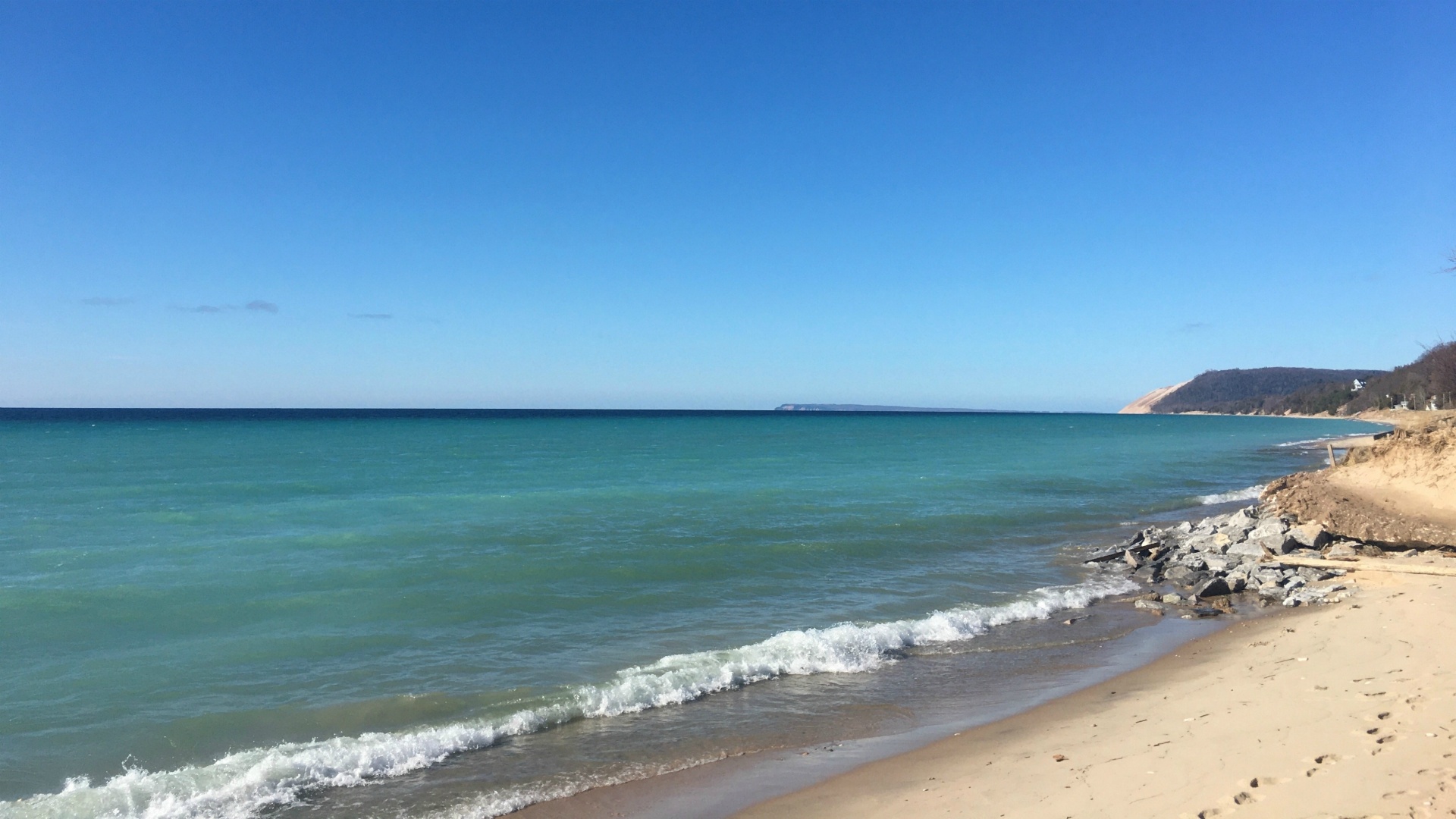 Lake Michigan, Record-breaking, Chicago, Water levels, 1920x1080 Full HD Desktop