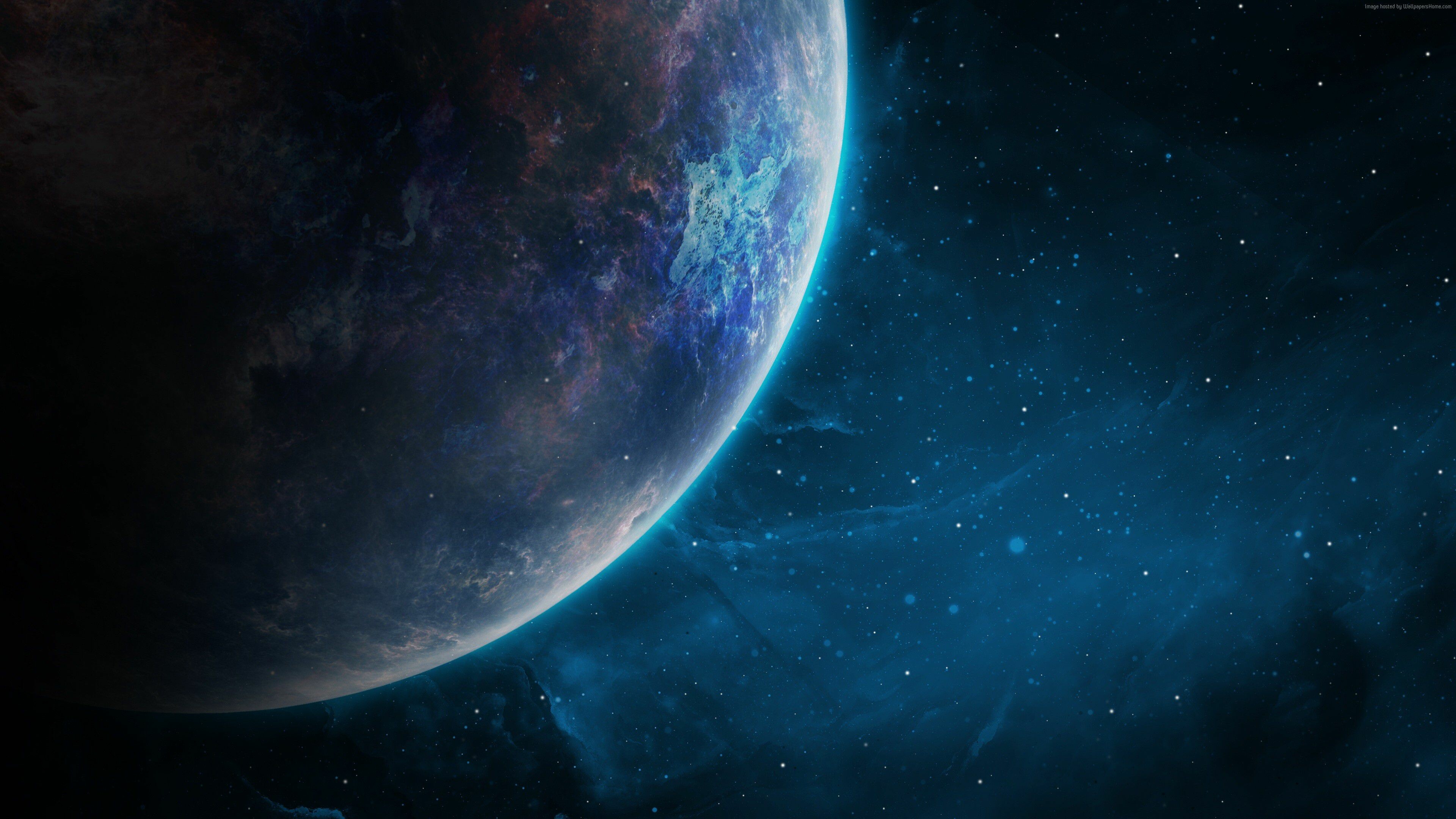 Space galaxy, Planet wallpaper, Awe-inspiring visuals, Celestial beauty, 3840x2160 4K Desktop