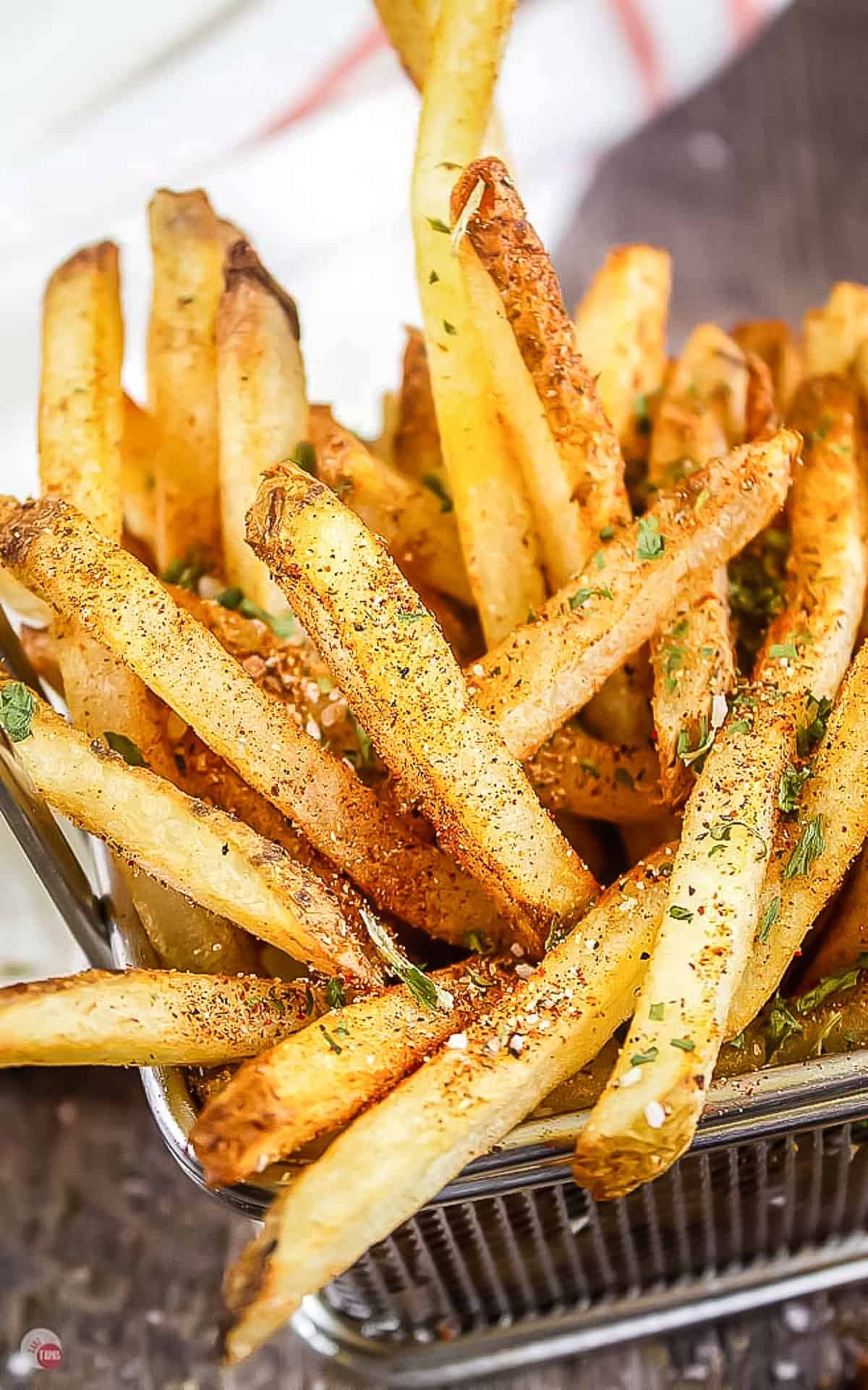 French fry seasoning, Homemade perfection, Burst of flavor, Take Two Tapas recipe, 1200x1930 HD Phone