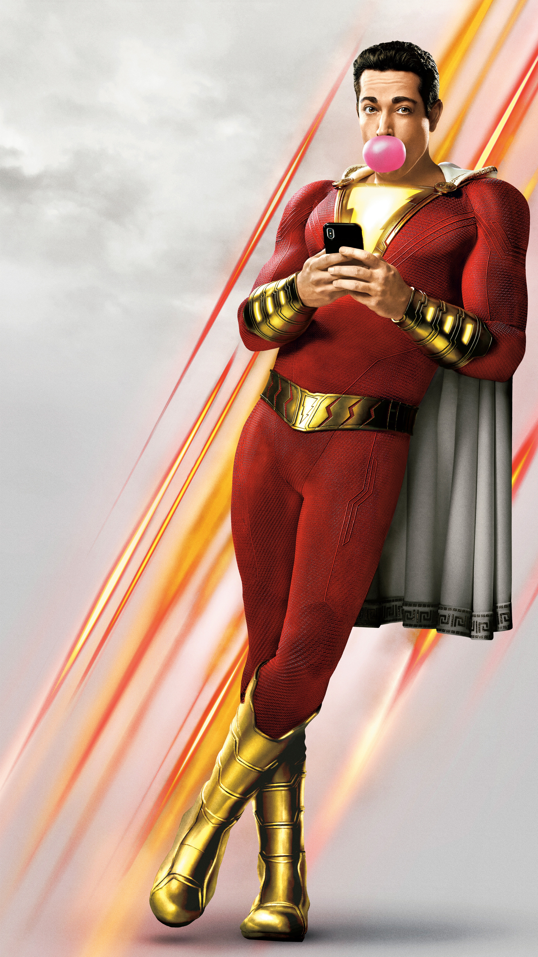 Shazam Movie, 2019 5K wallpaper, Sony Xperia XZ, Premium image, 2160x3840 4K Phone