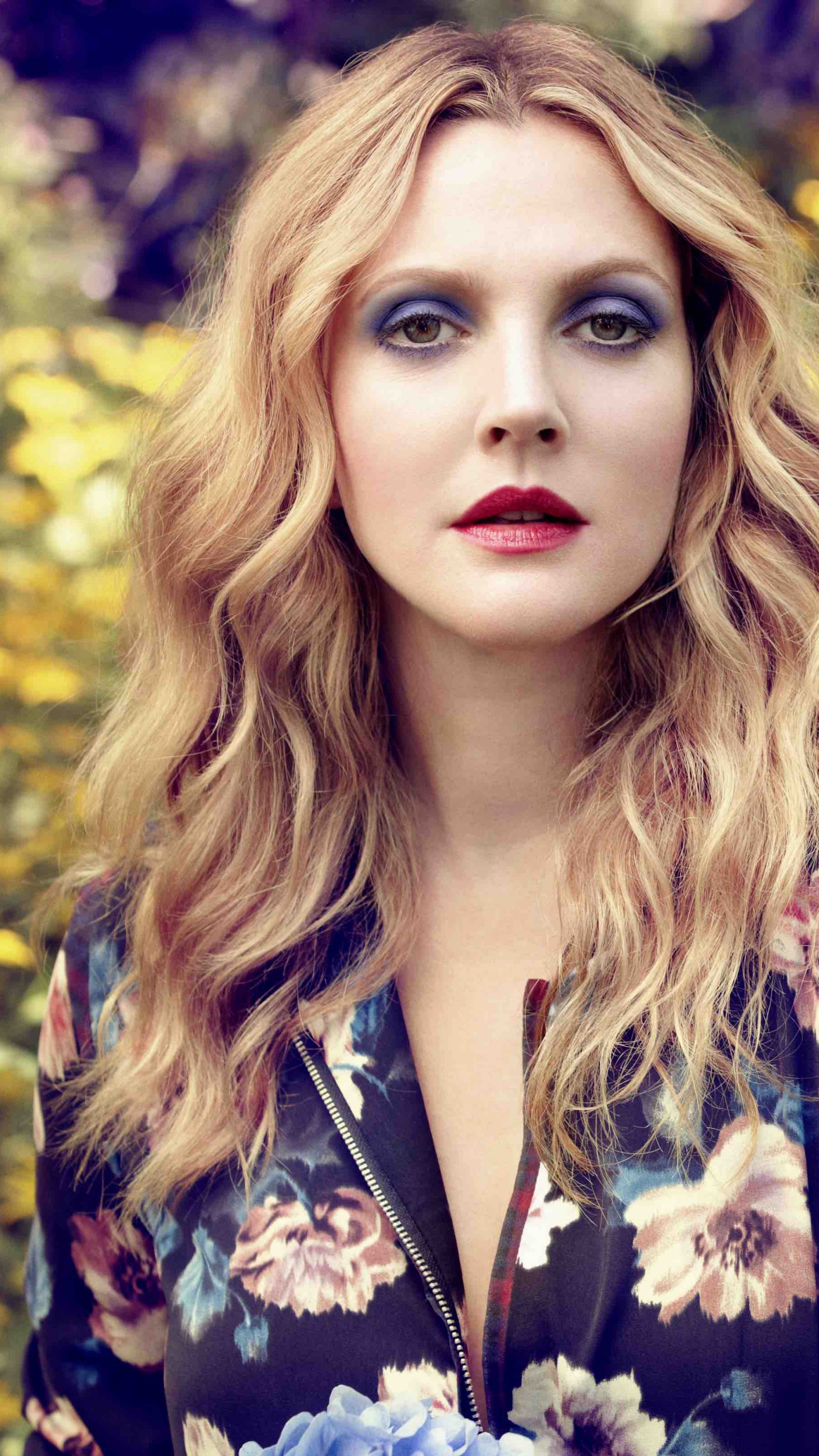 Drew Barrymore, Most popular celebs, 2160x3840 4K Phone