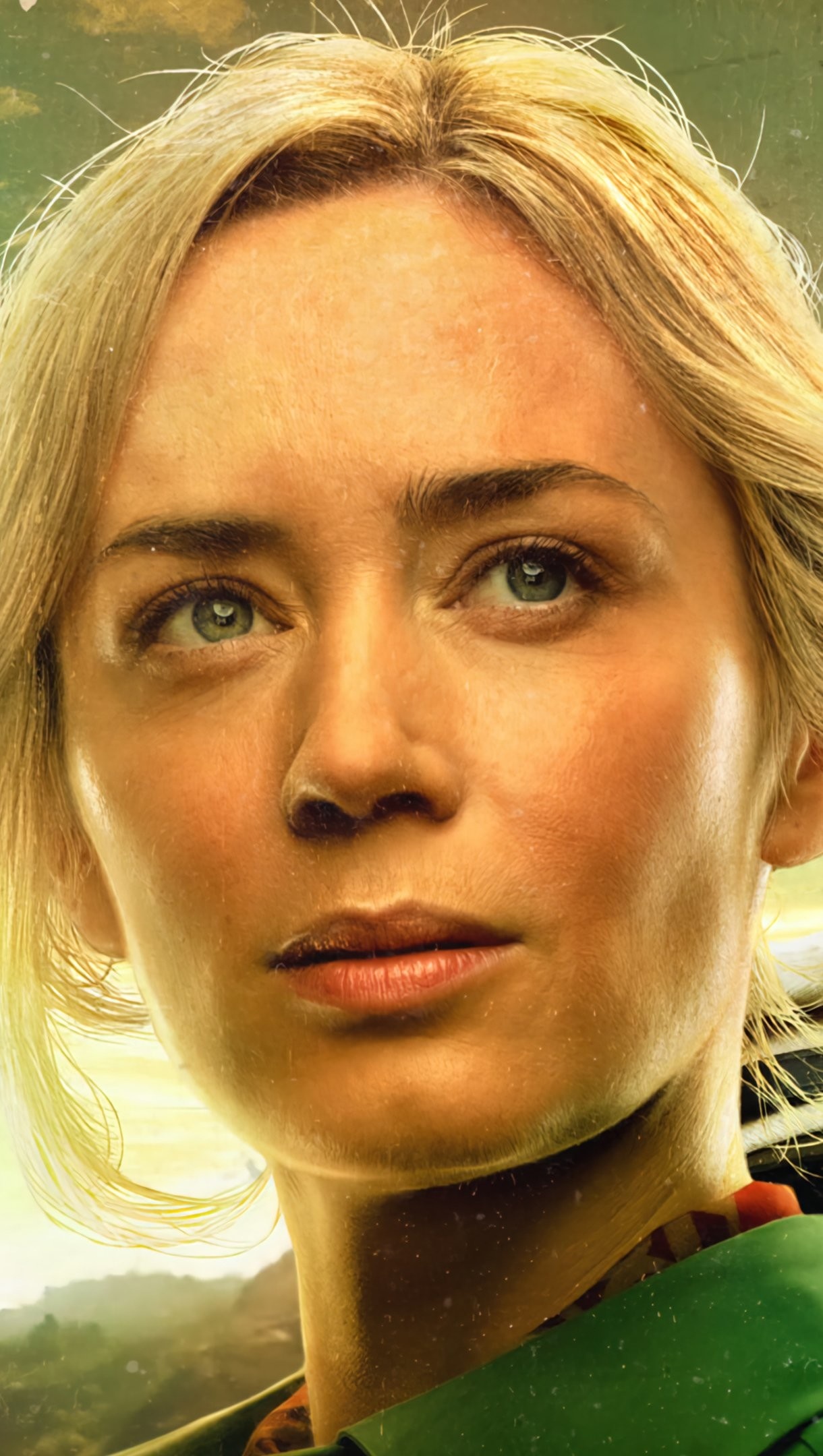 Emily Blunt, John Krasinski, Celeb couple, Wallpapercat, 1220x2160 HD Phone
