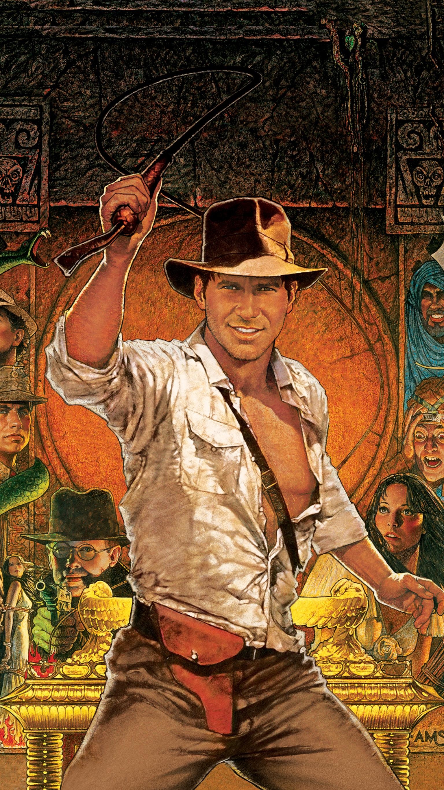 Indiana Jones and the Raiders of the Lost Ark, Harrison Ford Wallpaper, 1540x2740 HD Phone