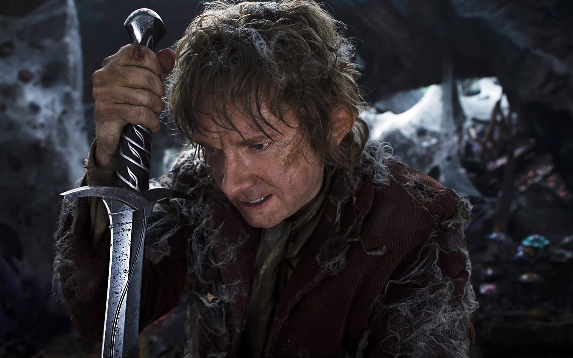 Lord of the Rings, Martin Freeman, Sword, Wallpaper, 1920x1200 HD Desktop