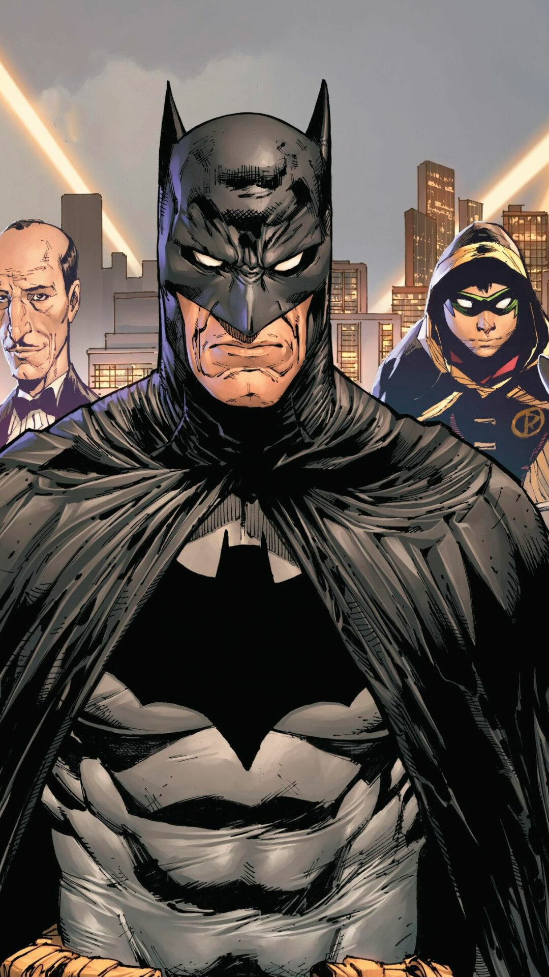 DC Heroes, Comic book art, High-resolution image, Visual storytelling, 1080x1920 Full HD Phone