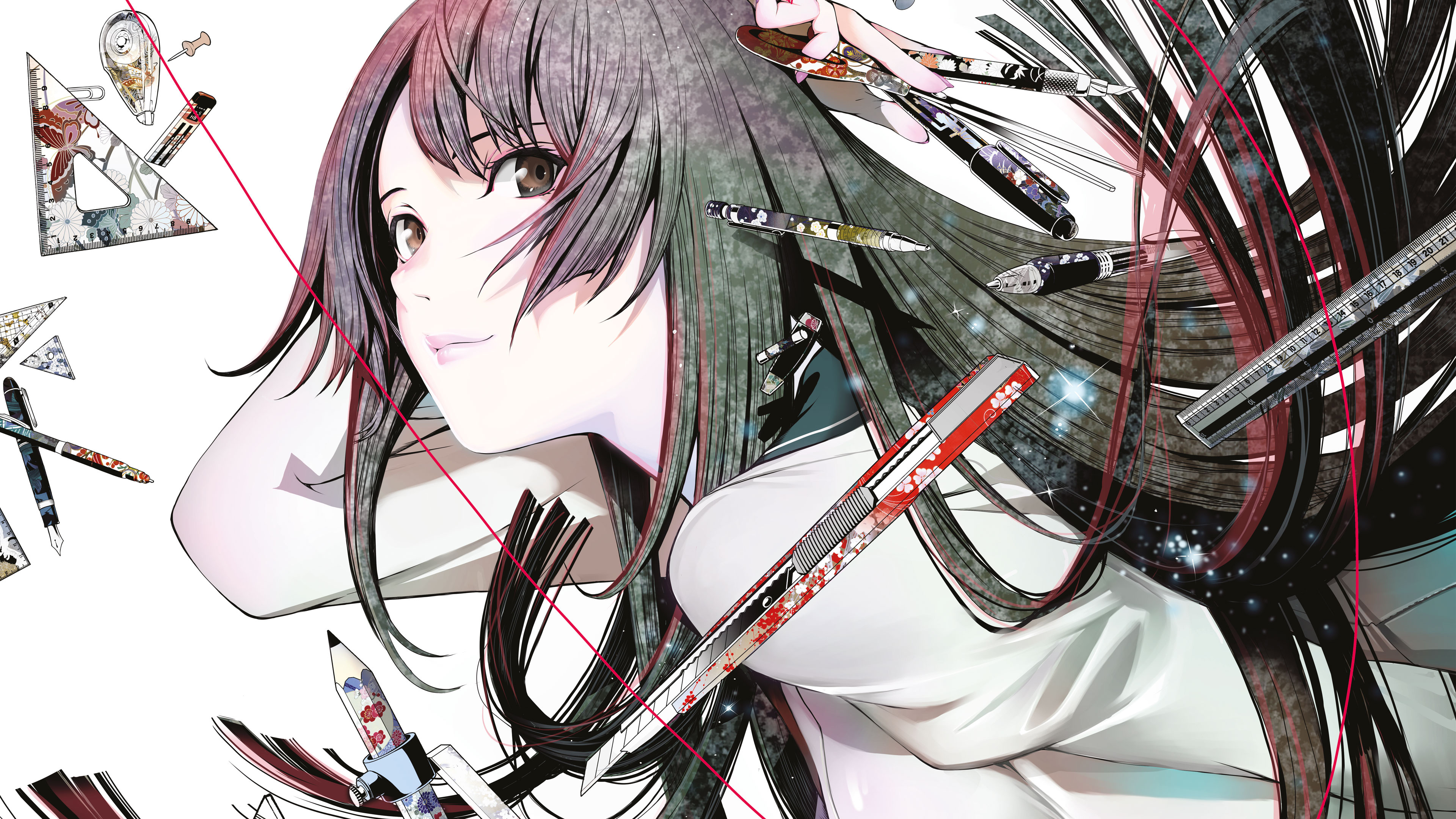 Bakemonogatari, Manga Wallpaper, 3840x2160 4K Desktop