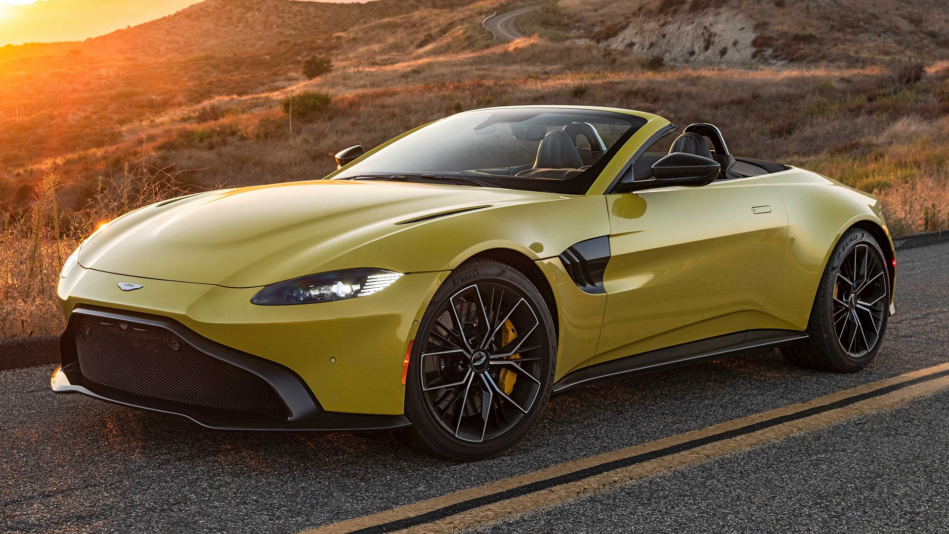 Aston Vantage Roadster, 2021 model, US version, HD wallpapers, 1920x1080 Full HD Desktop