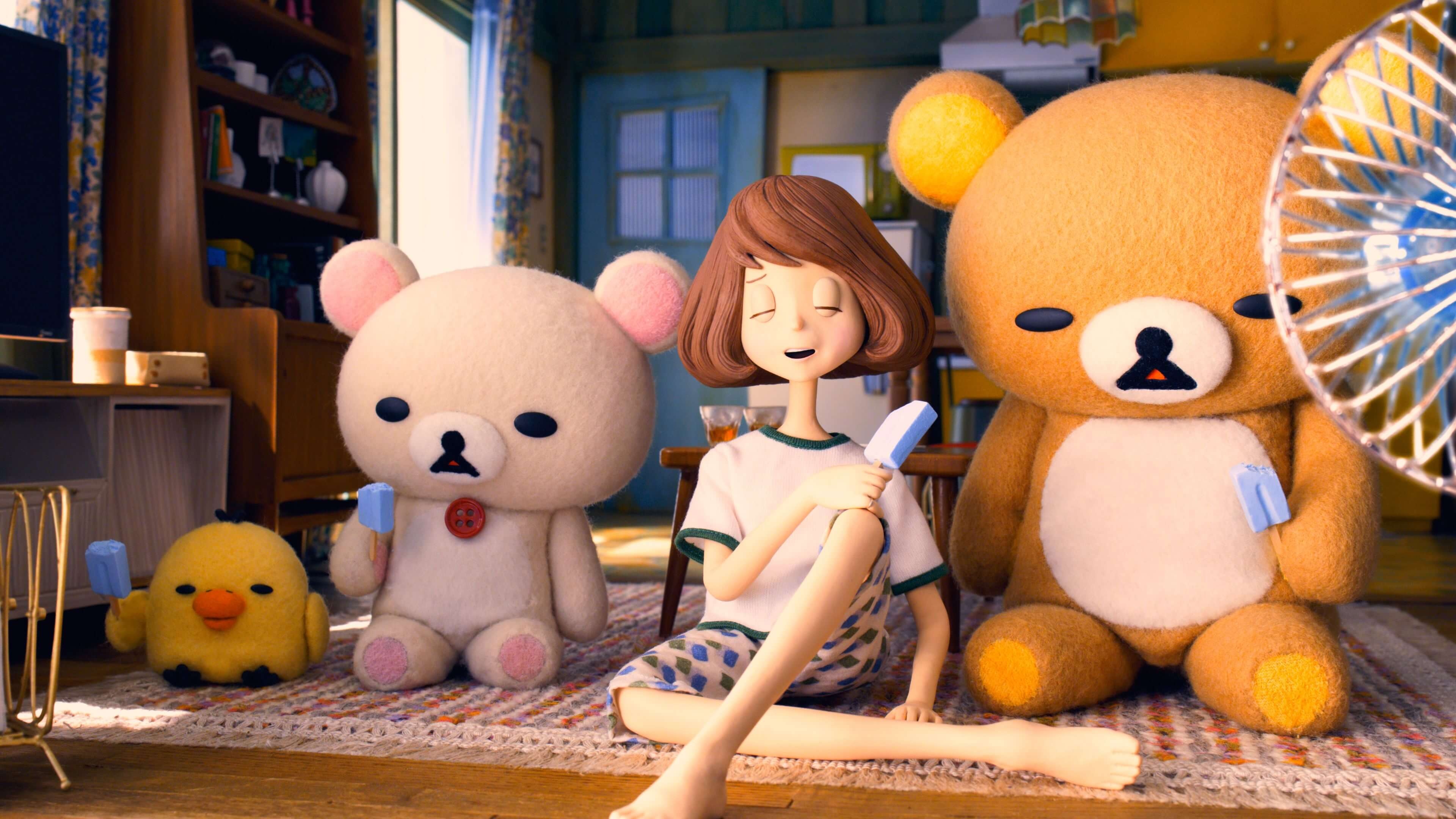 Netflix original series, Rilakkuma and Kaoru, April 19 release, Moshi Moshi Nippon, 3840x2160 4K Desktop